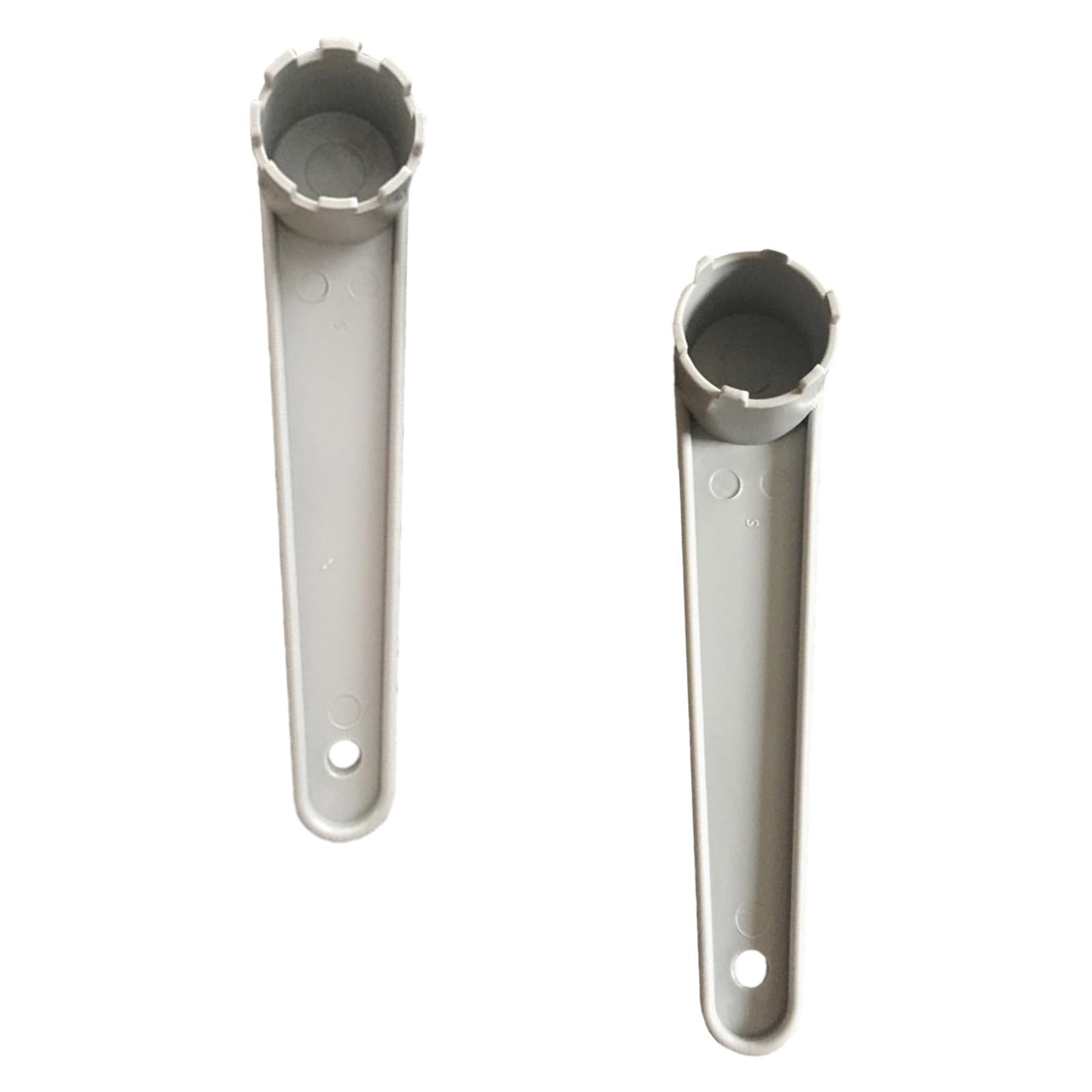 2xGray Air Valve Wrench Durable for Inflatable Boats Rubber Dinghy Canoe Rafts 8 Groove
