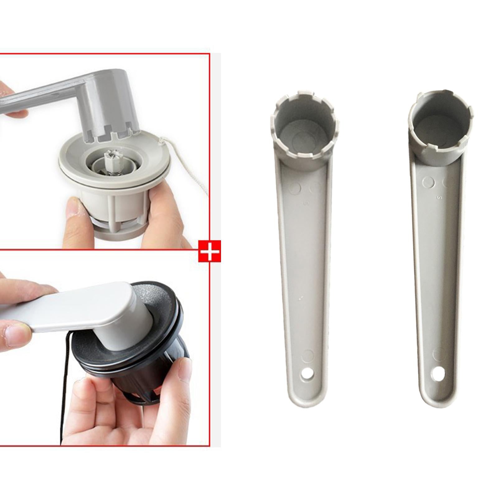 2xGray Air Valve Wrench Durable for Inflatable Boats Rubber Dinghy Canoe Rafts 8 Groove