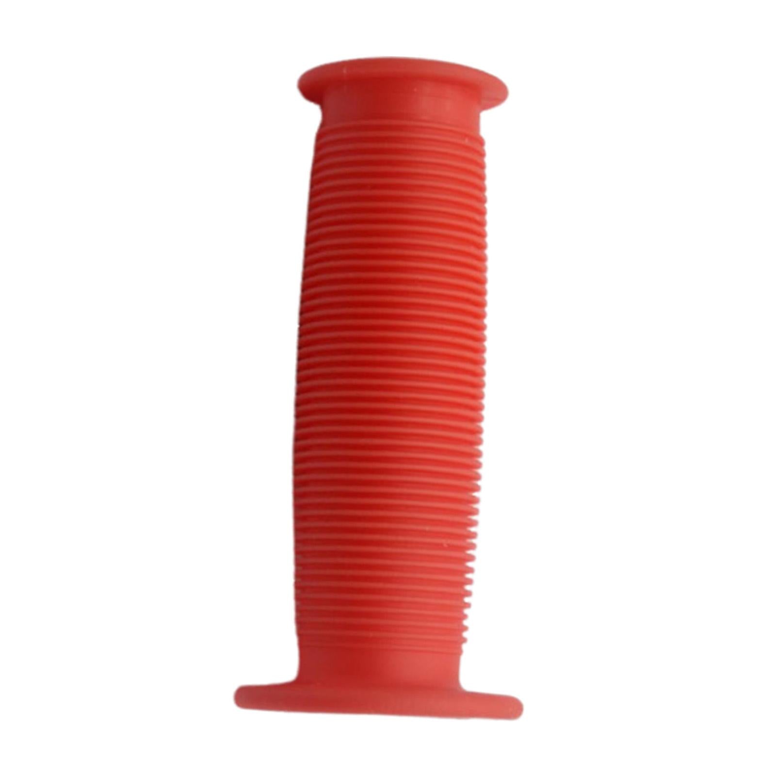 2xBike Handlebar Grip Durable Bicycle Handle Grips for Biking Skateboard Bikes Red