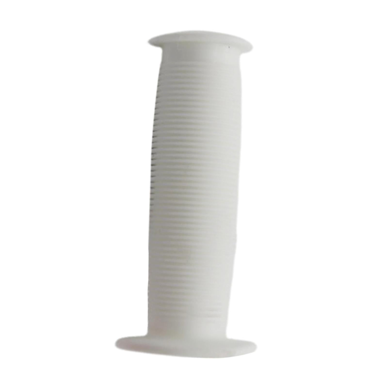 3xBike Handlebar Grip Durable Bicycle Handle Grips for Biking Skateboard Bikes White