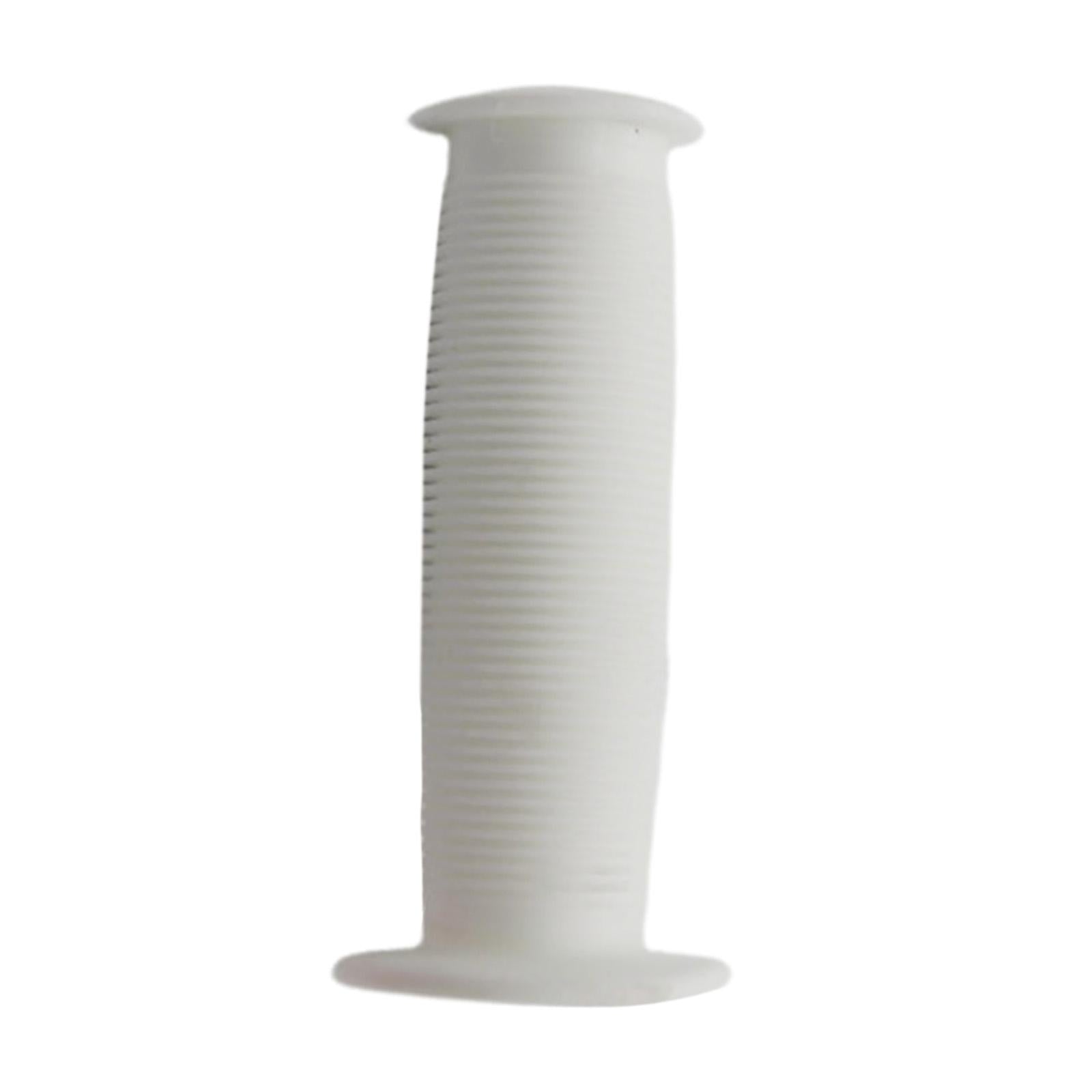 3xBike Handlebar Grip Durable Bicycle Handle Grips for Biking Skateboard Bikes White