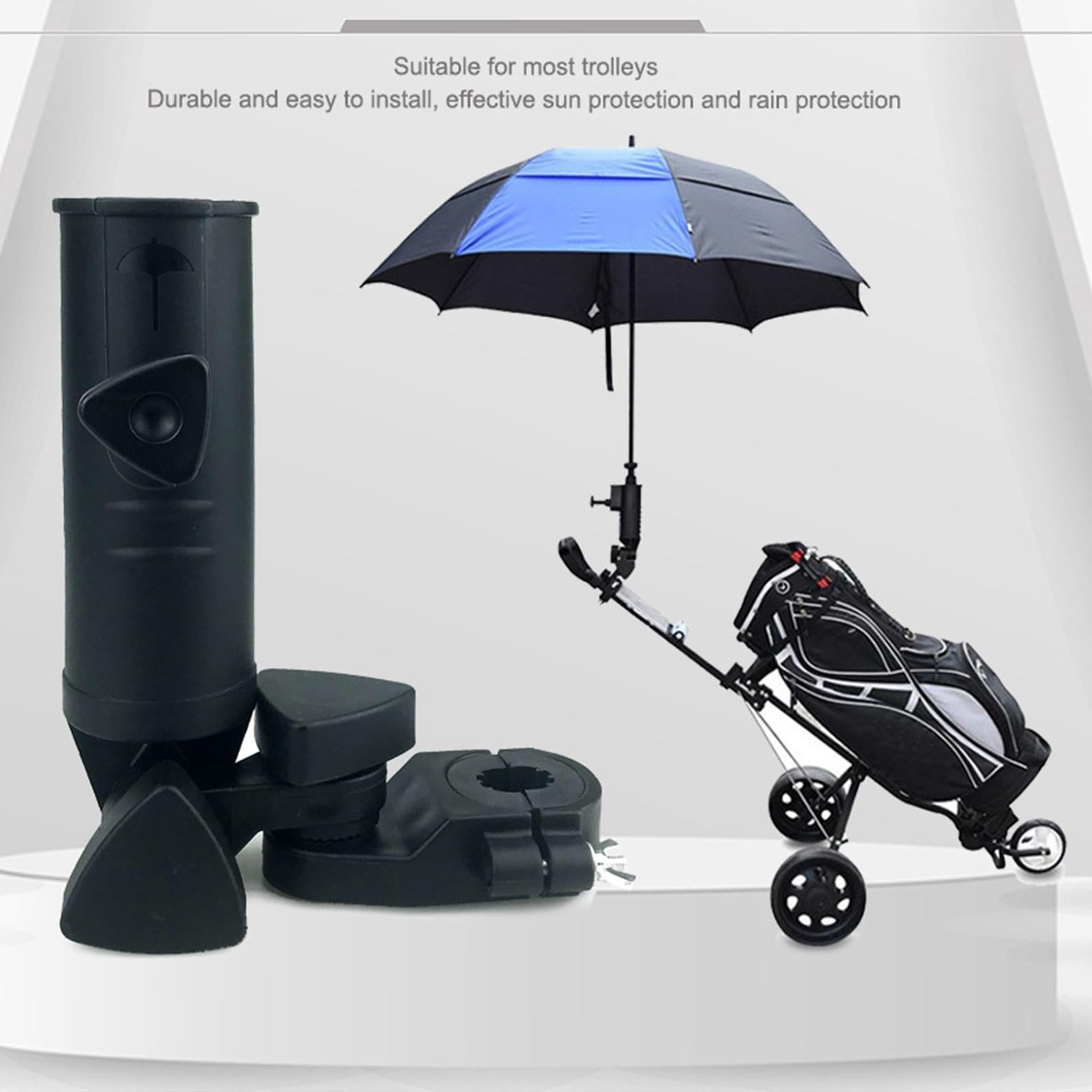 Golf Cart Umbrella Holder Clamp Mount Fishing Bike Practice Adjustable Angle