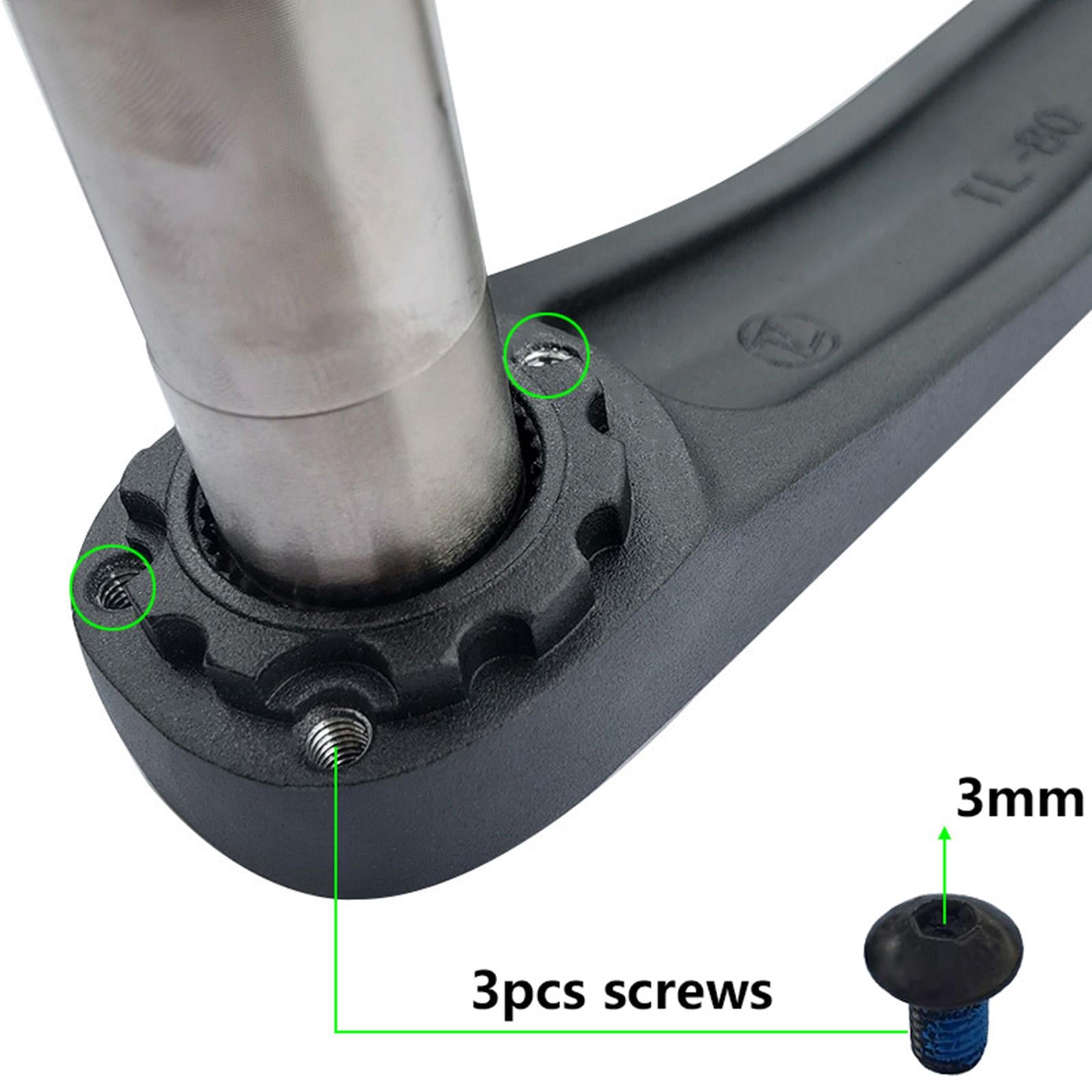 Mountain Bike Crank Arm Metal Professional Crankset Arms Set Parts Component 175mm