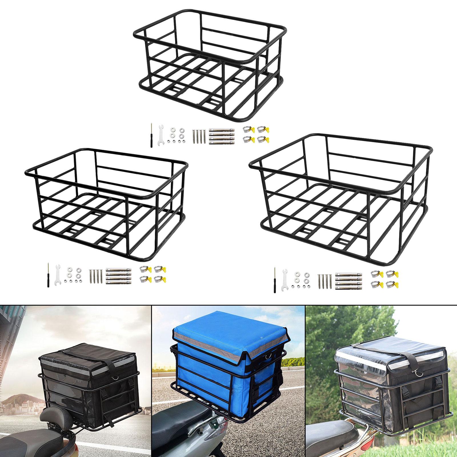 Bicycle Basket Luggage Rack Tailstock Holder Large Capacity Bike Rear Basket S