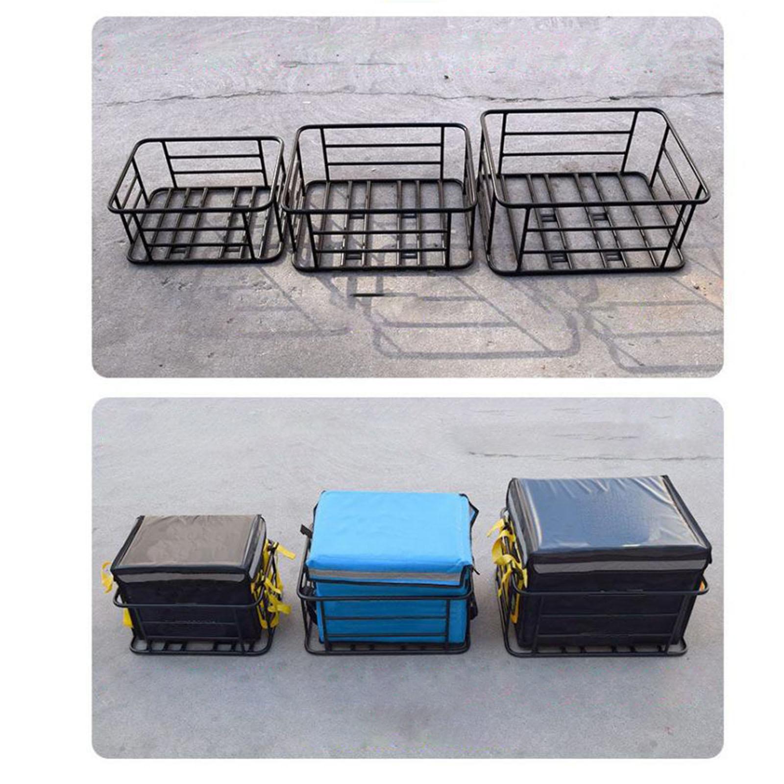 Bicycle Basket Luggage Rack Tailstock Holder Large Capacity Bike Rear Basket S