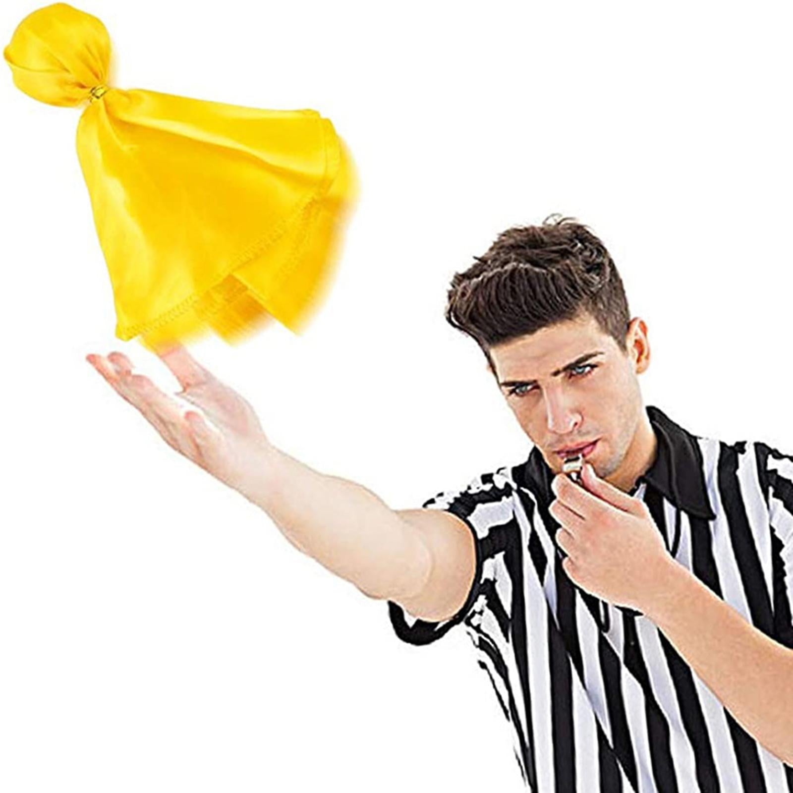 6x Football Penalty Flag Referee Flag Challenge Flags Portable Referee Props Yellow