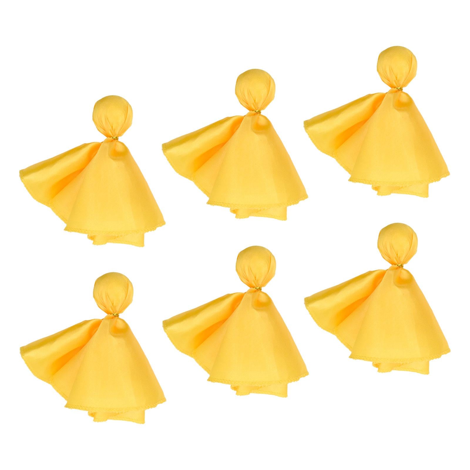 6x Football Penalty Flag Referee Flag Challenge Flags Portable Referee Props Yellow