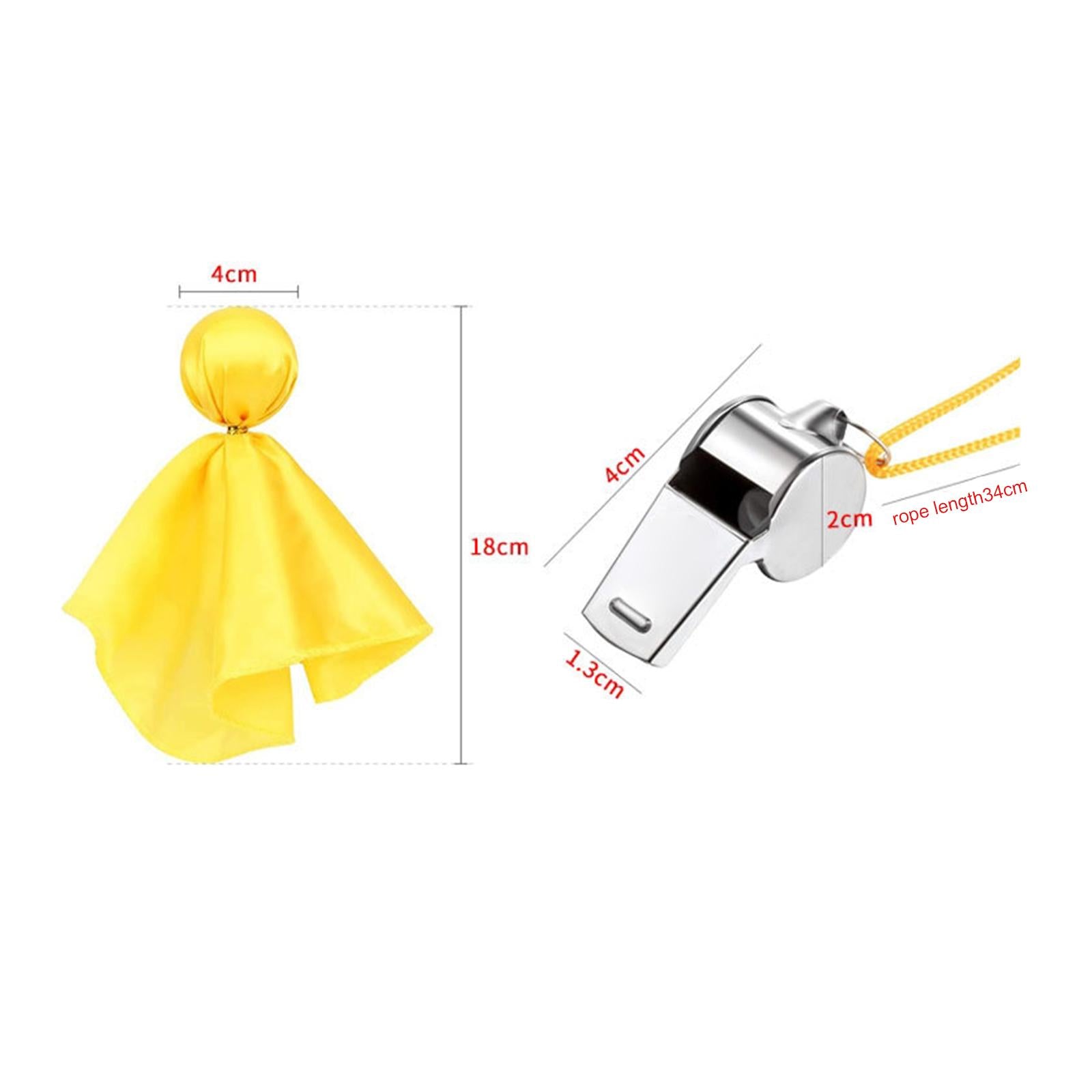 6x Football Penalty Flag Referee Flag Challenge Flags Portable Referee Props Yellow