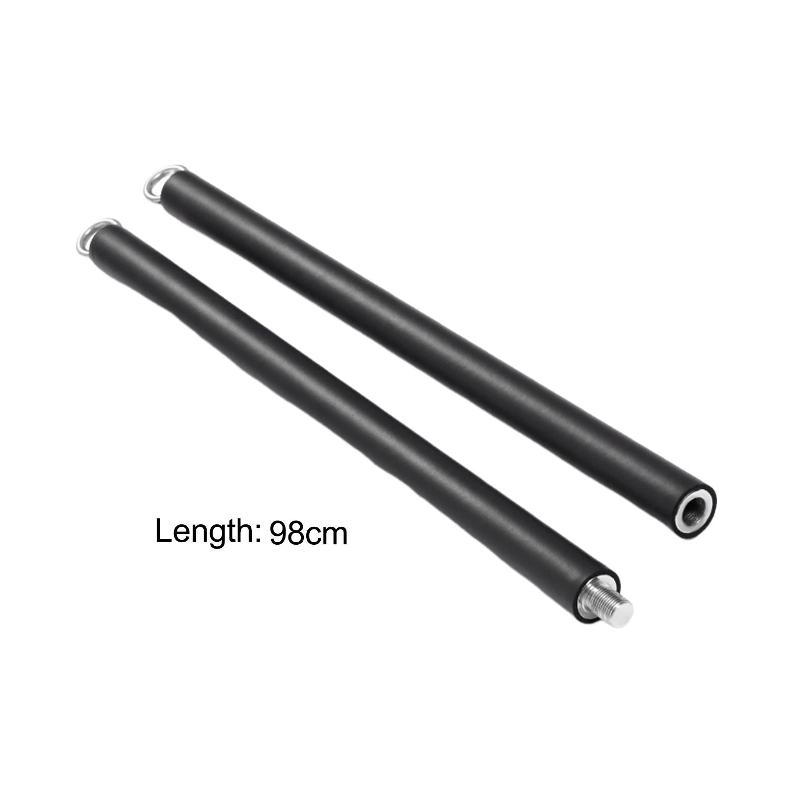 LAT Pull Down Bar Cable Machine Attachment Bar for Gym Forearm Weightlifting 2 Sections 98cm