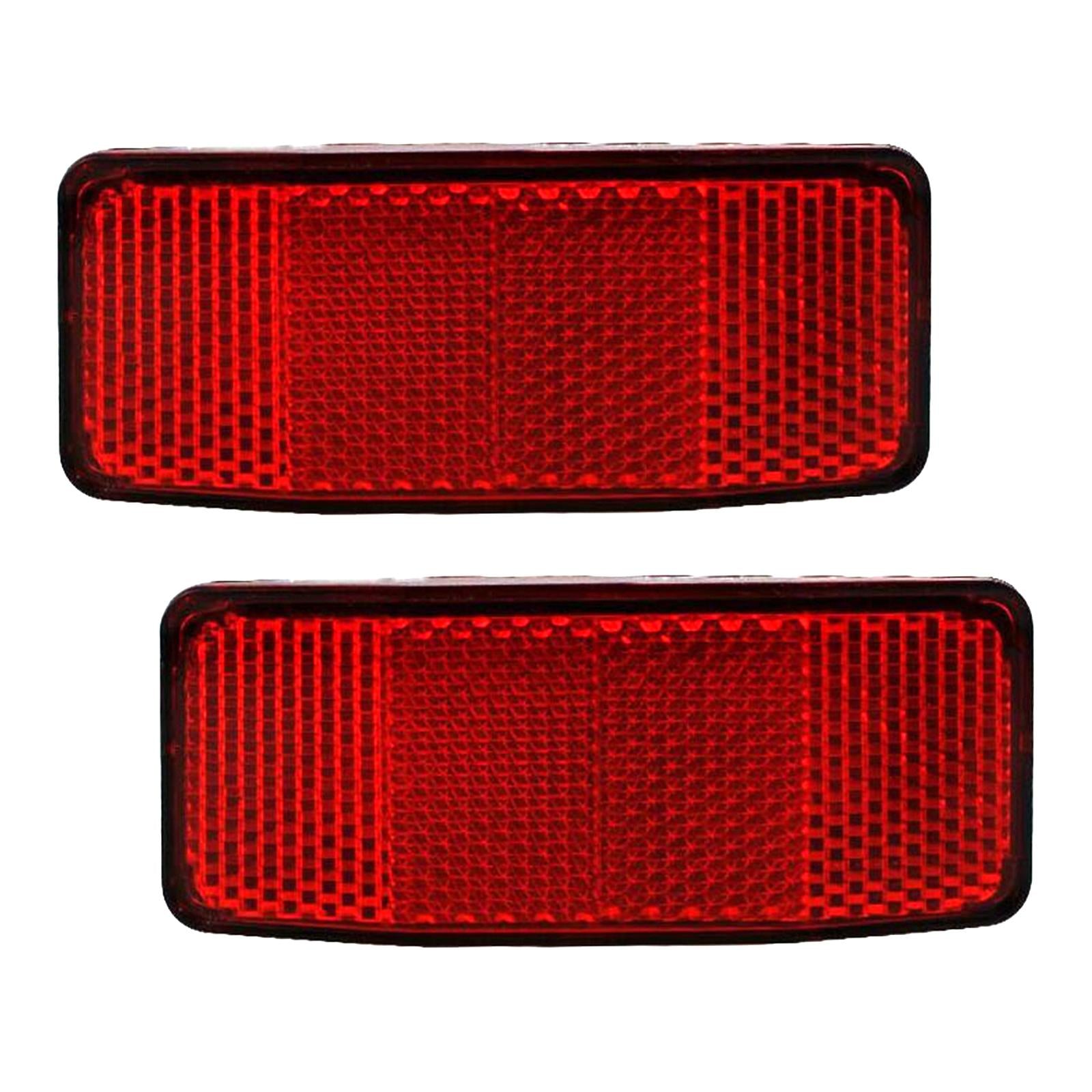 3x2Pcs Bike Reflectors for Night Riding Mountain Road Bikes Bicycle Reflectors
