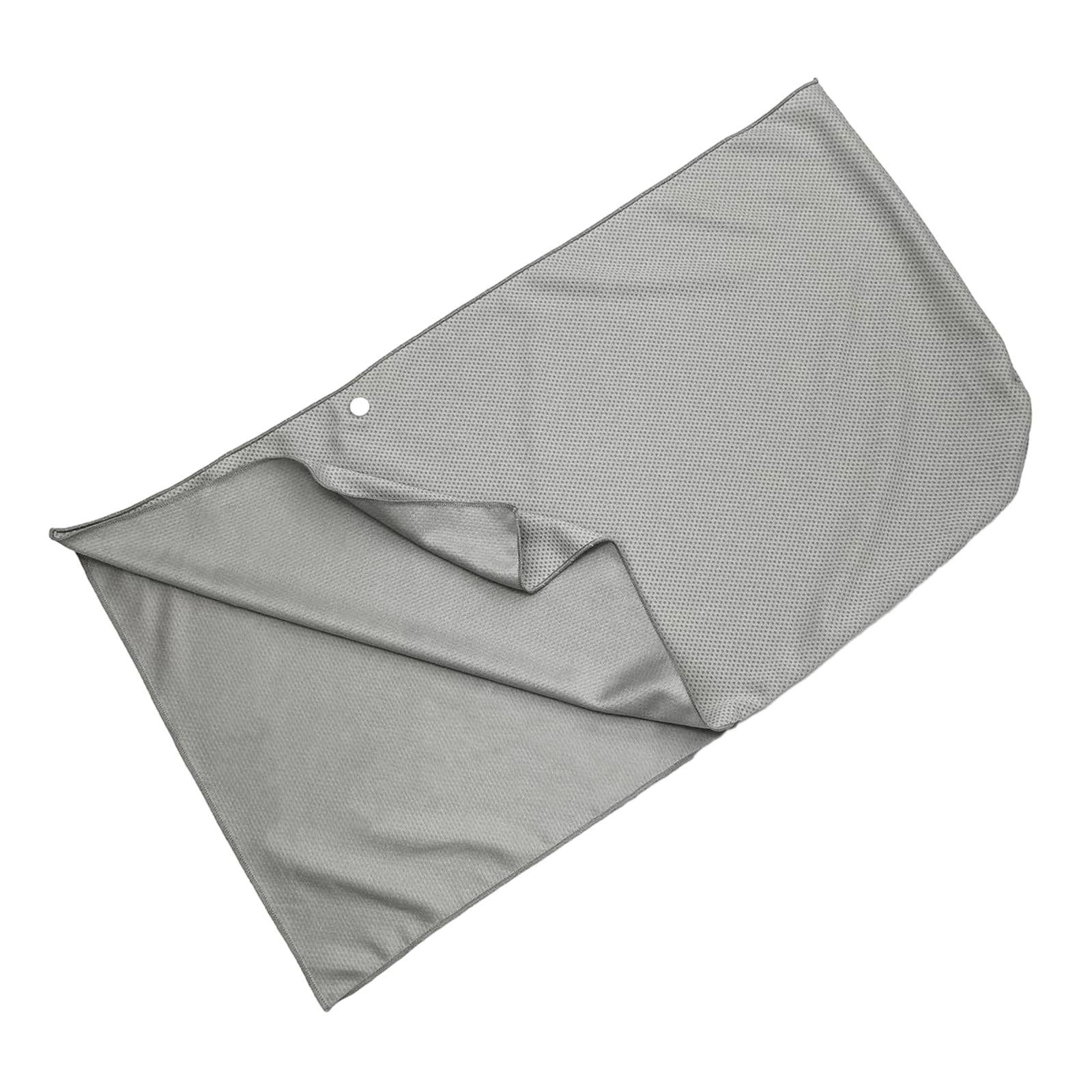 Cooling Towel Neck Wrap Absorbent Sweat Towel for Hot Weather Sports Light Gray