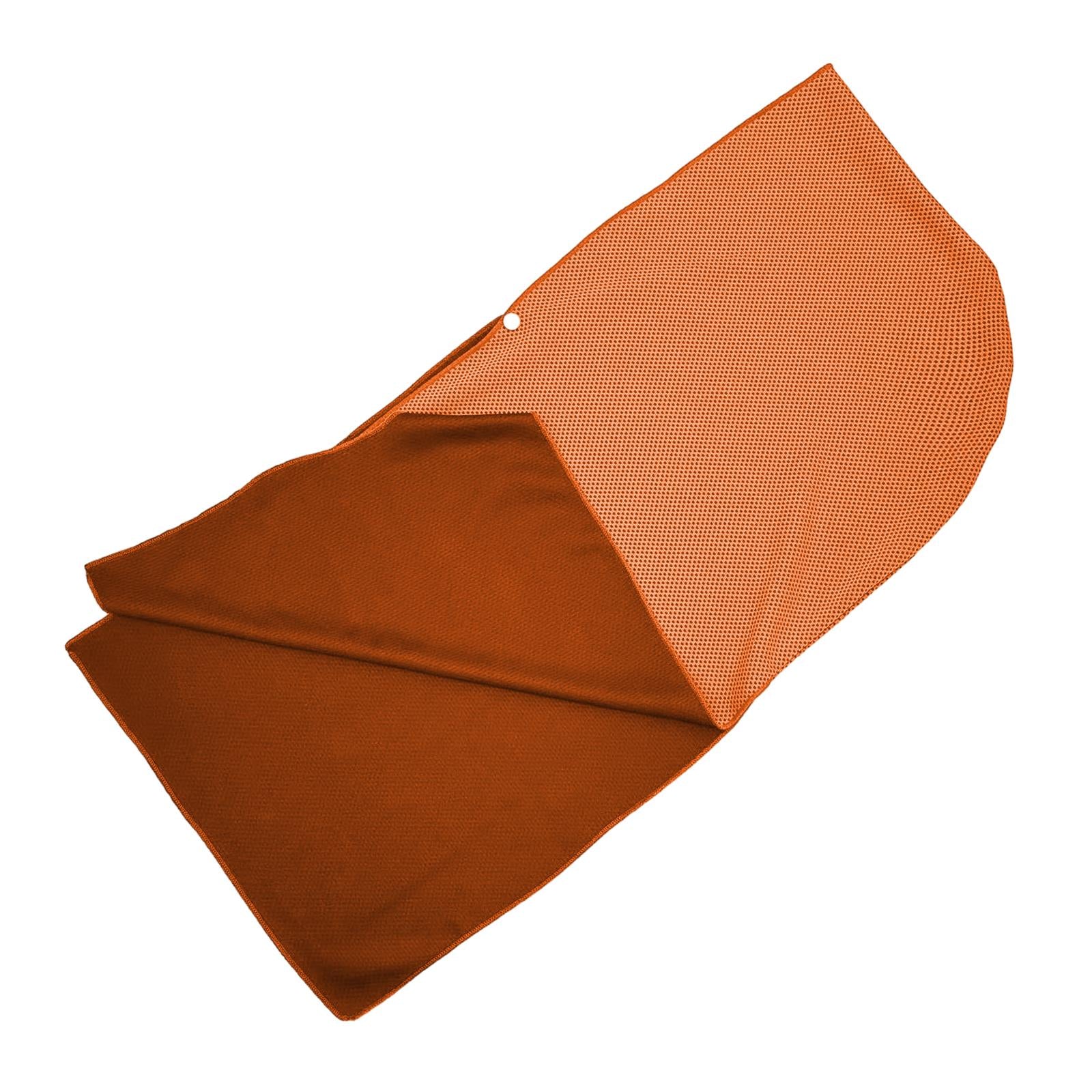 Cooling Towel Neck Wrap Absorbent Sweat Towel for Hot Weather Sports Orange