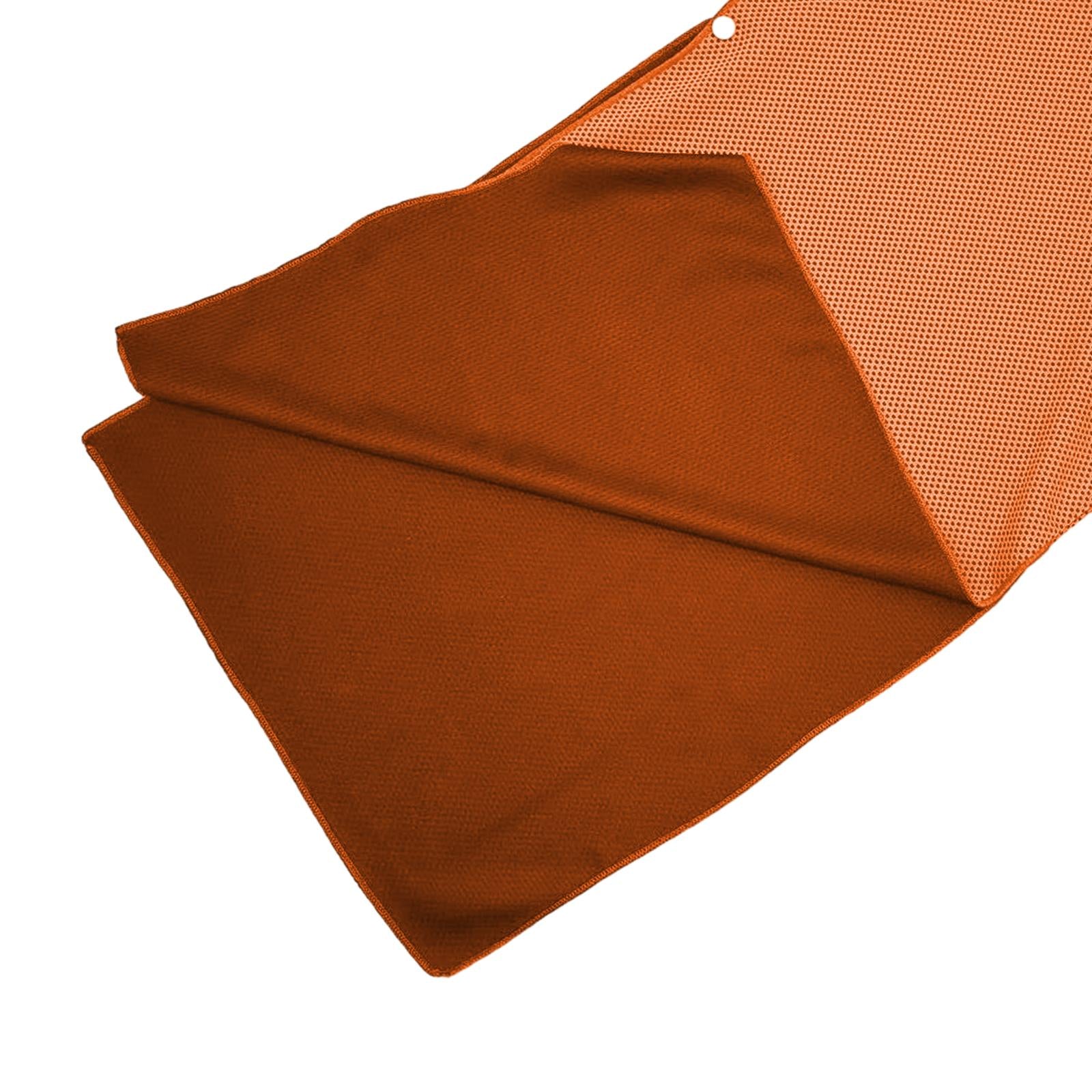 Cooling Towel Neck Wrap Absorbent Sweat Towel for Hot Weather Sports Orange