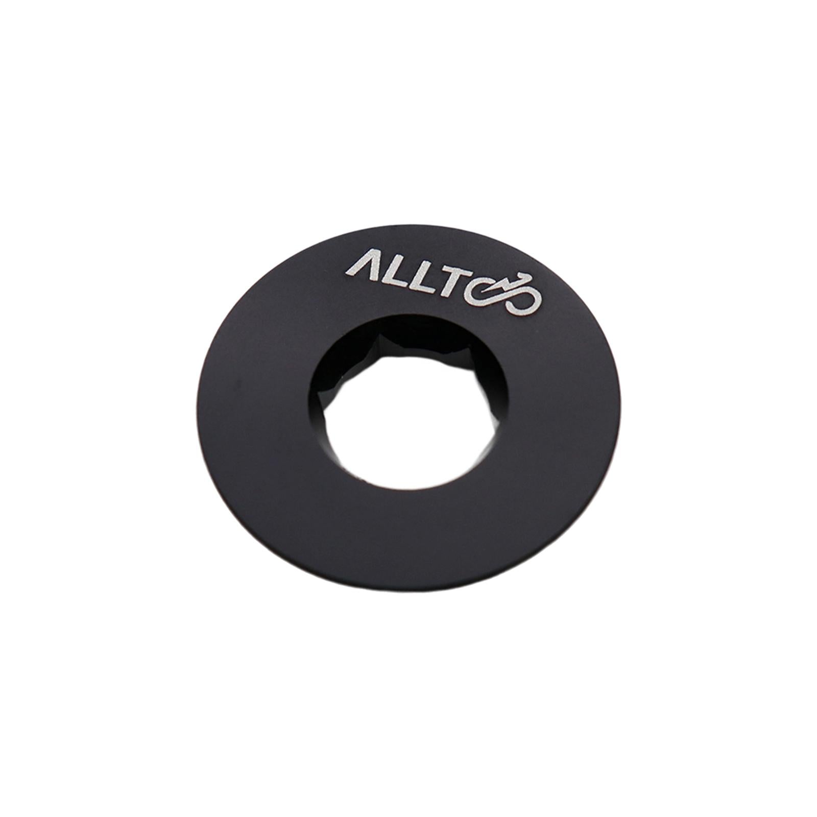 Bike Crankset Screw Bike Crank Bolt Crank Screw Cover for BMX Mountain Bikes Black