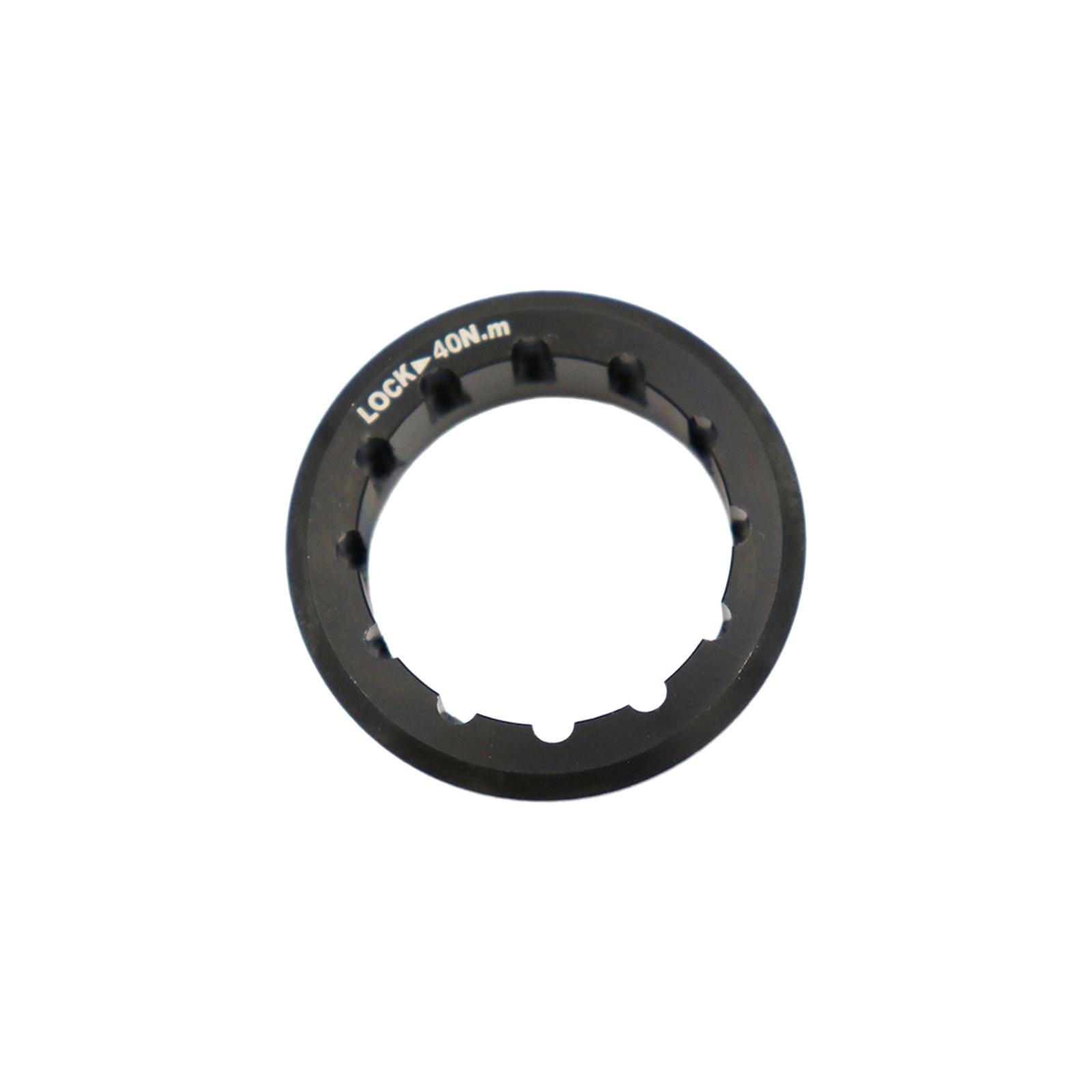 Flywheel Ring Covers Waterproof Titanium Alloy Bike Cassette Lock Rings Black