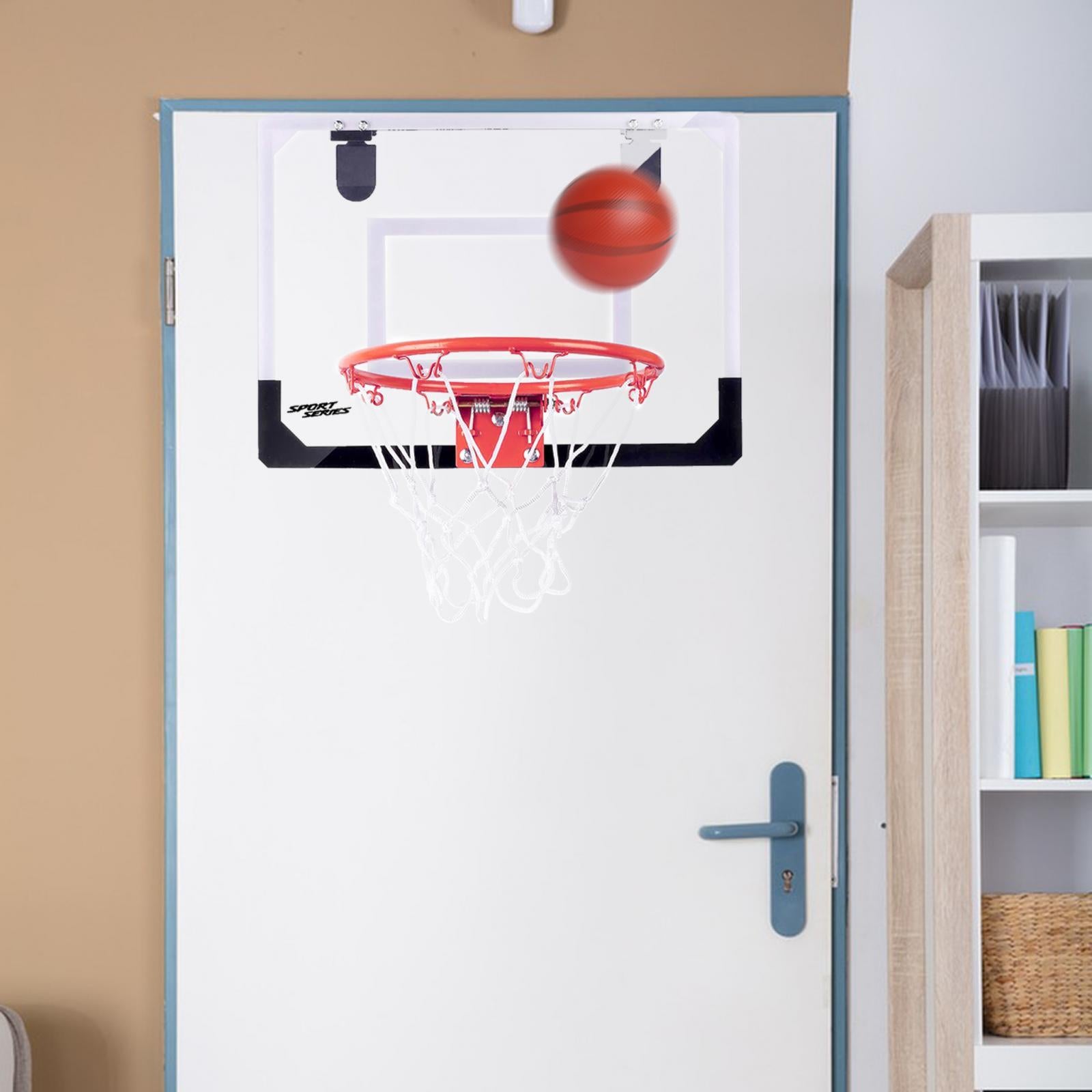 Mini Basketball Hoop with Net Toy Basketball Games for Dunking Wall Backyard