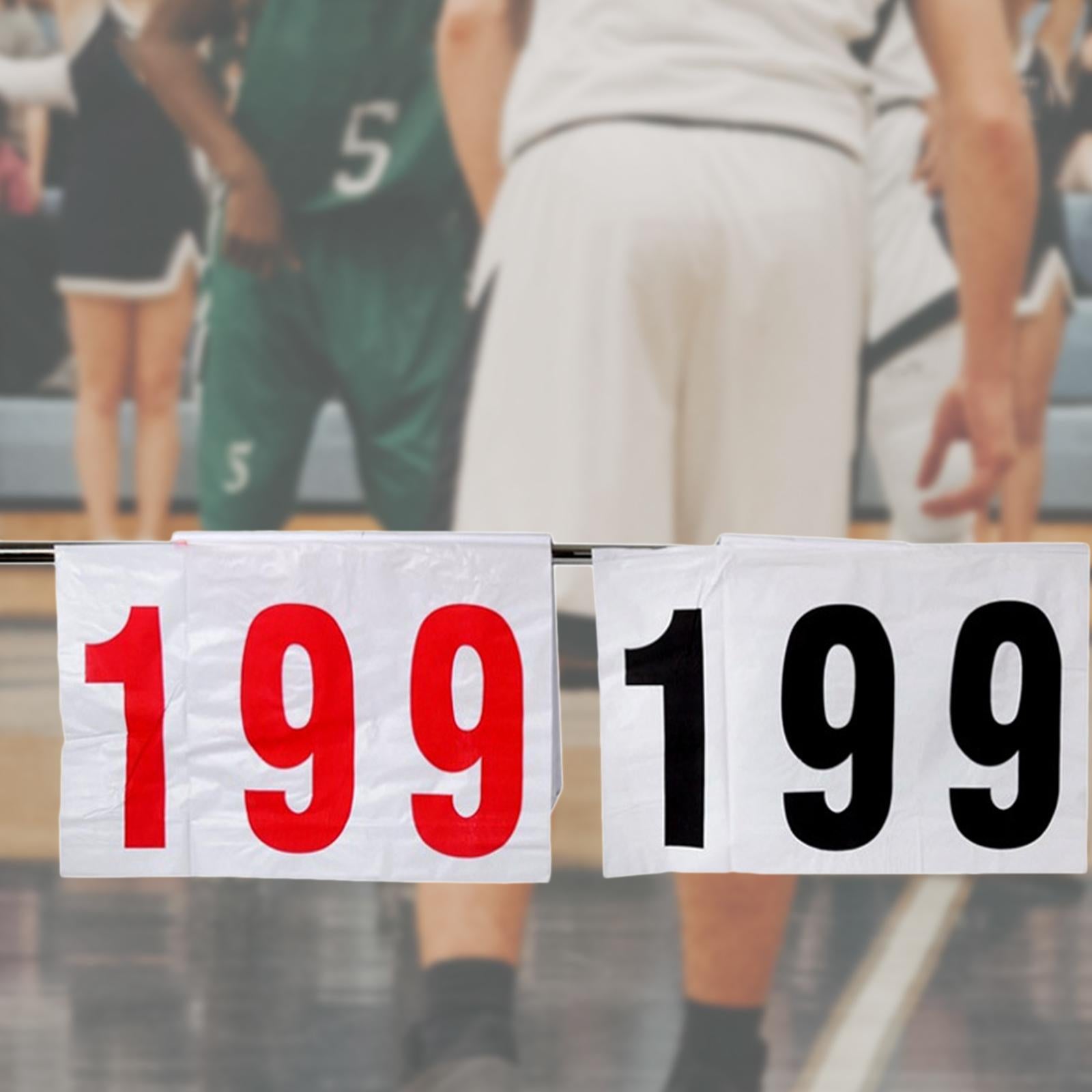 Sport Scoreboard Hanging 16in*16in Score Flip for Baseball Soccer Volleyball