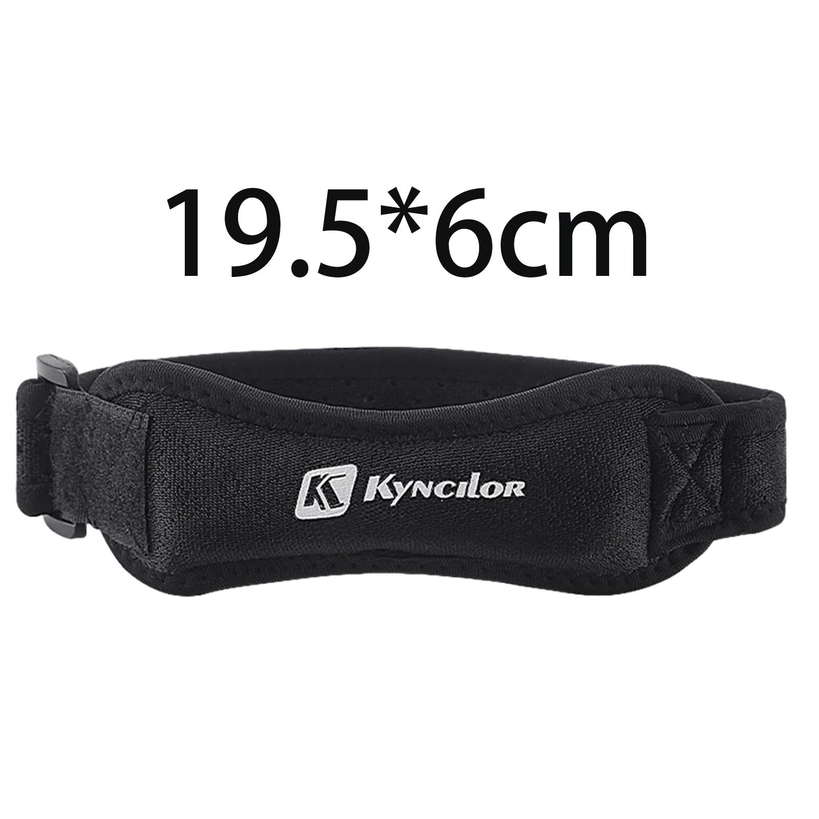 4xPatella Stabilizer Strap Running Gym Squats Patella Strap Knee Brace Support Black