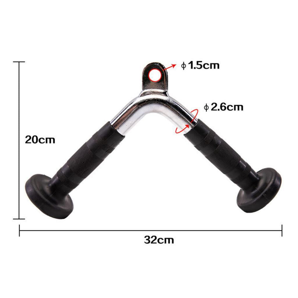 Tricep Press Down Bar Training LAT Pulldown Bar Cable V Bar Handle