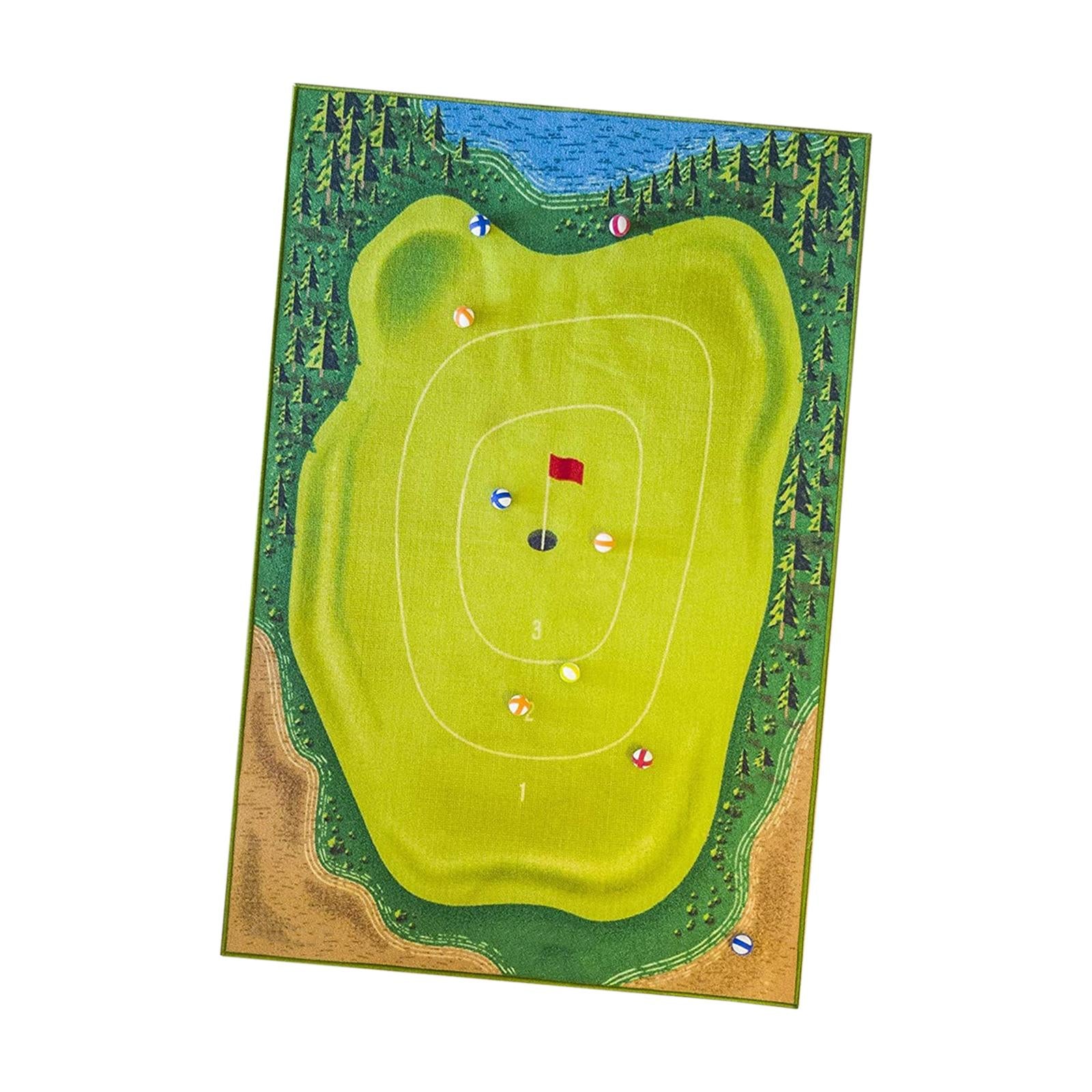 Casual Golf Game Golf Practice Mats Mini Golf Course Golf Training Equipment 120cmx180cm