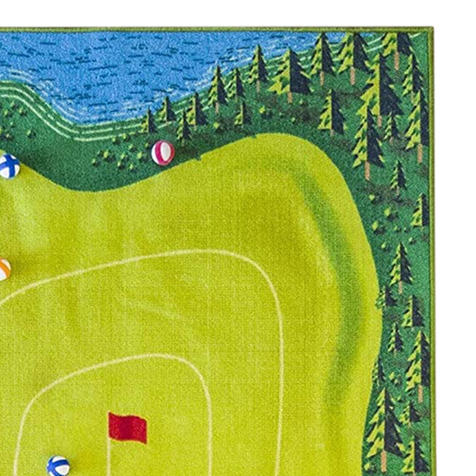 Casual Golf Game Golf Practice Mats Mini Golf Course Golf Training Equipment 120cmx180cm