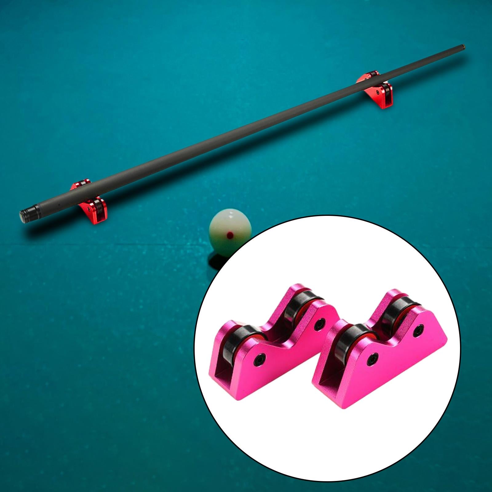 1 Pair Club Checking Billiard Accessories Pool Billiard Straightness Checker Pink