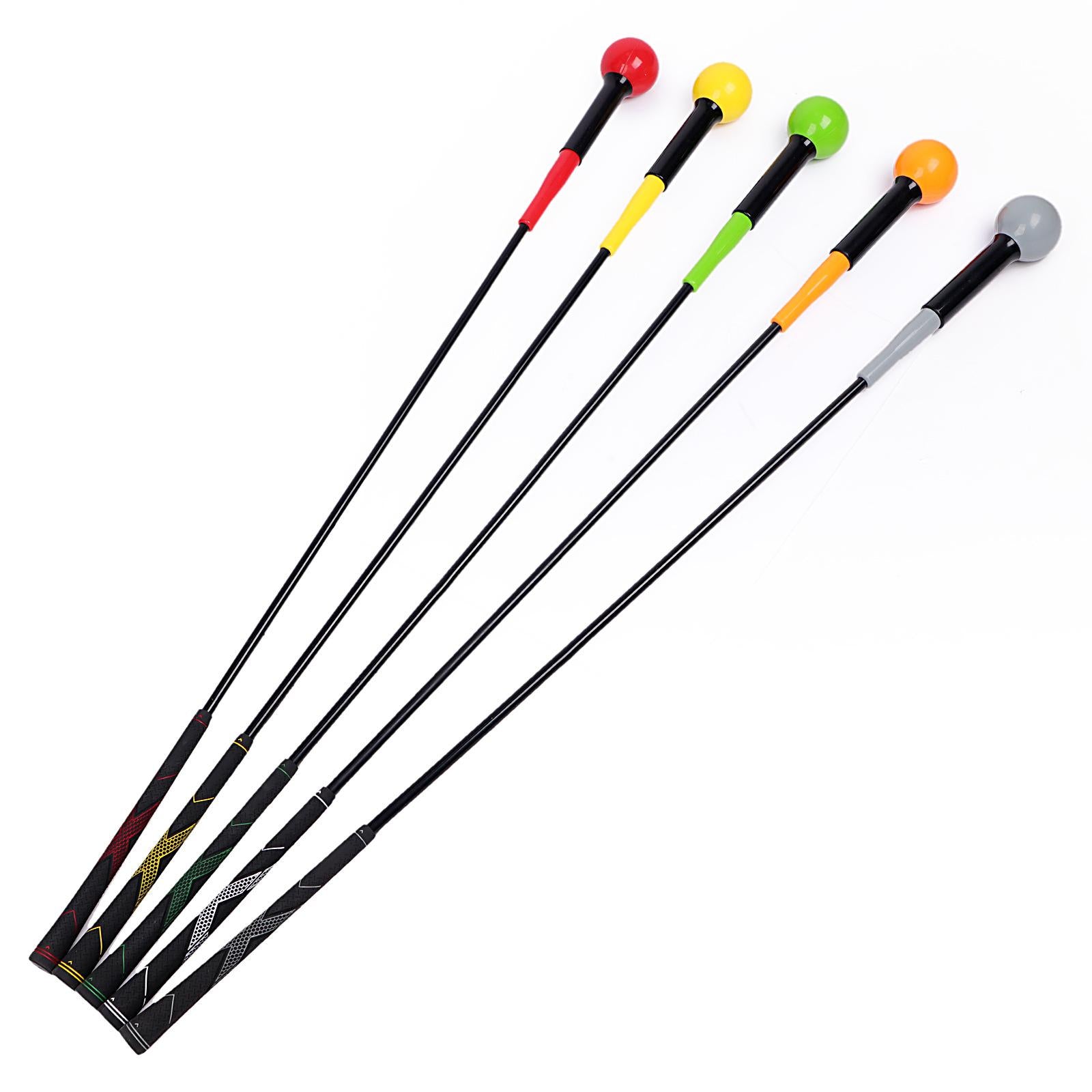 Golf Swing Trainer Practice Swing Rod for Tempo Strength Position Correction Green 100cm