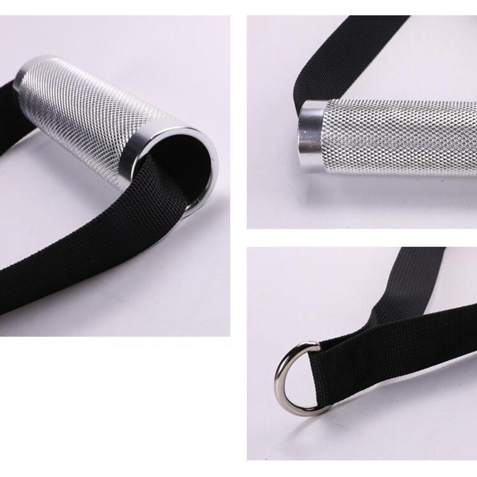 Cable Machines Workout Handles Attachment Sturdy Aluminum for Outdoor Indoor