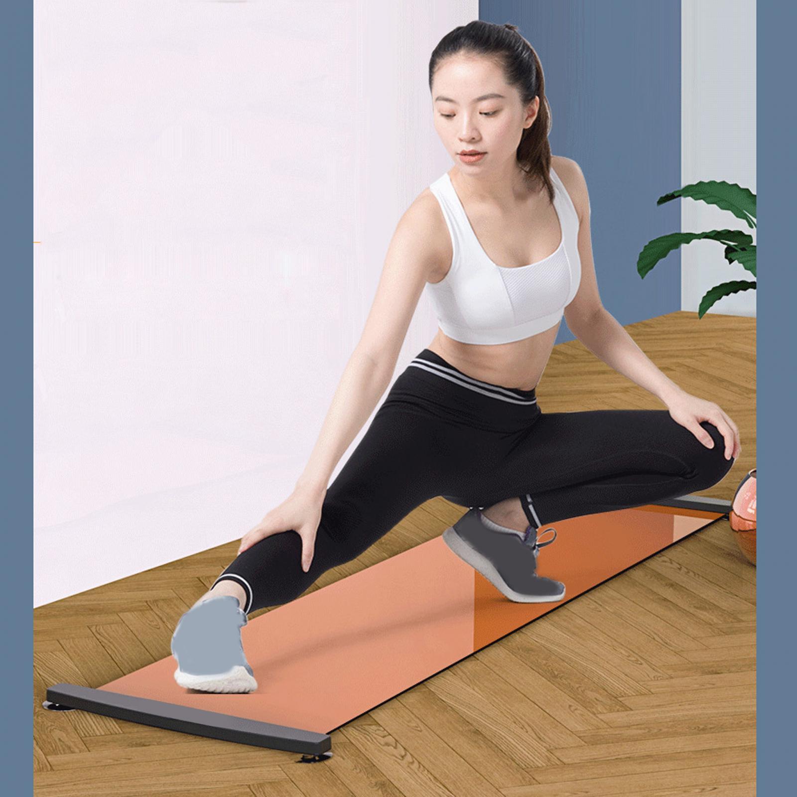 Slide Board Portable Balance Mat Sliding Mat for Working Out Skiing Home Gym 1.8m