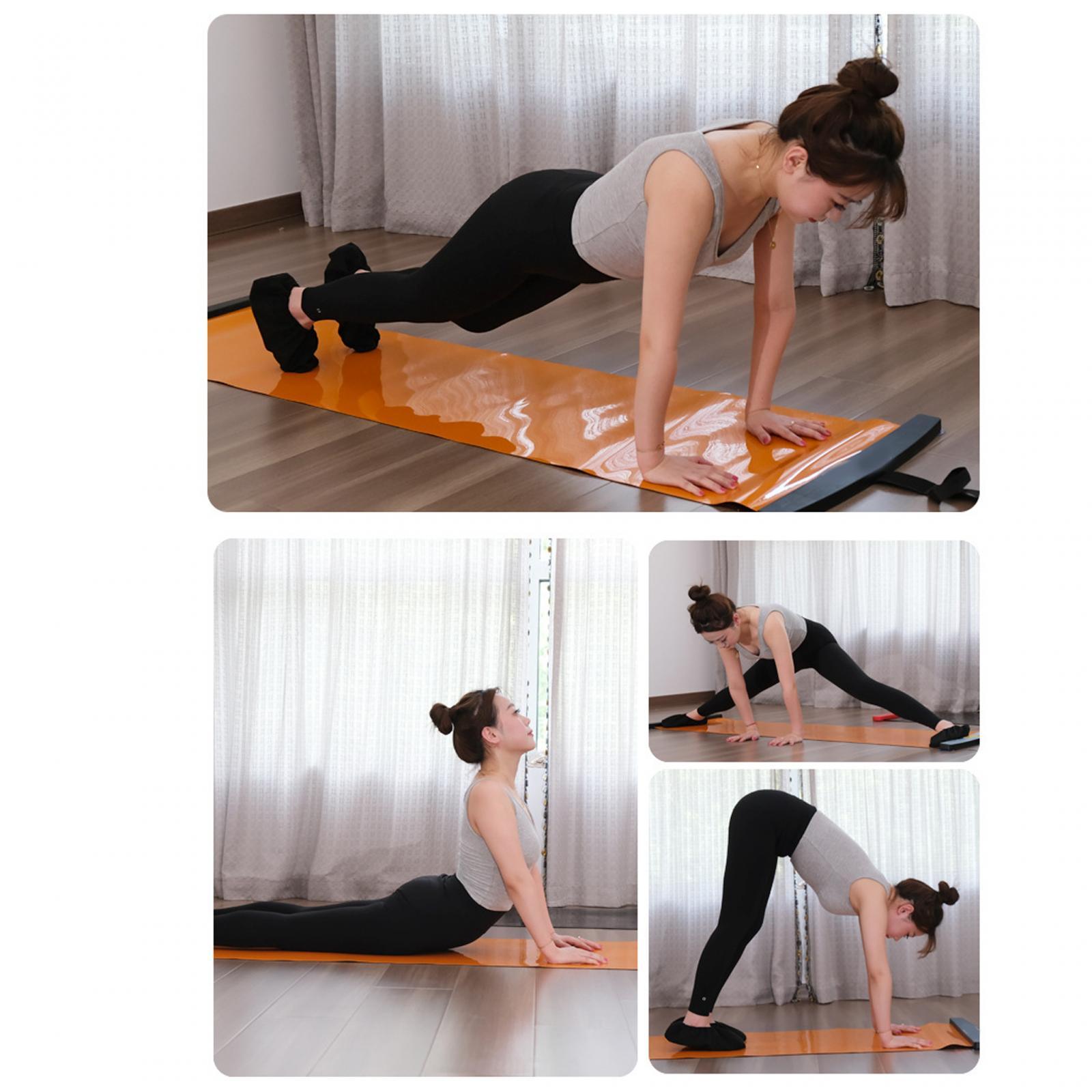 Slide Board Portable Balance Mat Sliding Mat for Working Out Skiing Home Gym 2m