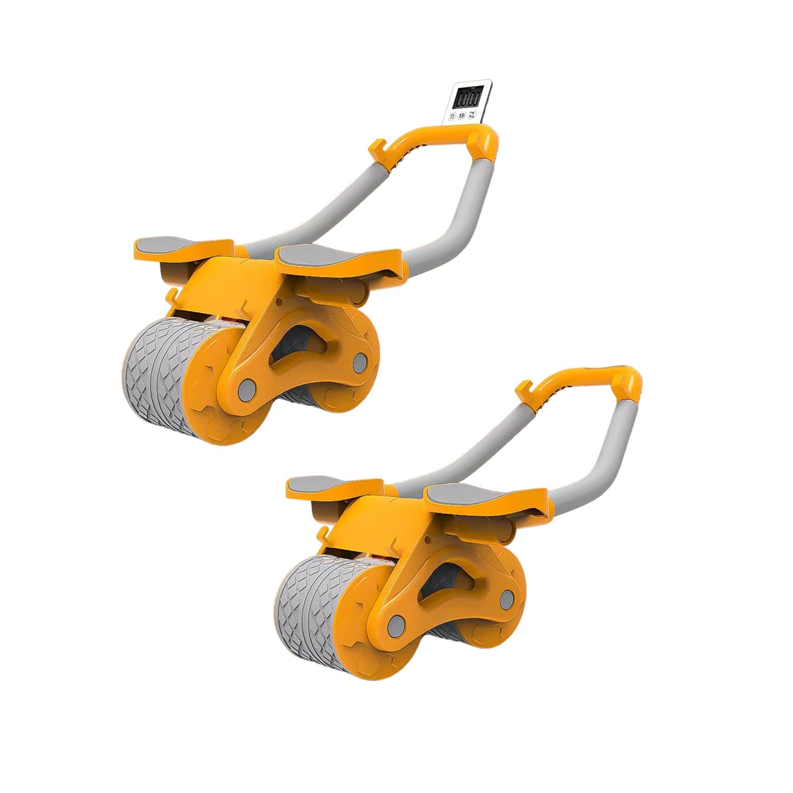 Abdominal Roller Wheel Ab Machine for Men Women Exercise Wheels for Home Gym with Timer