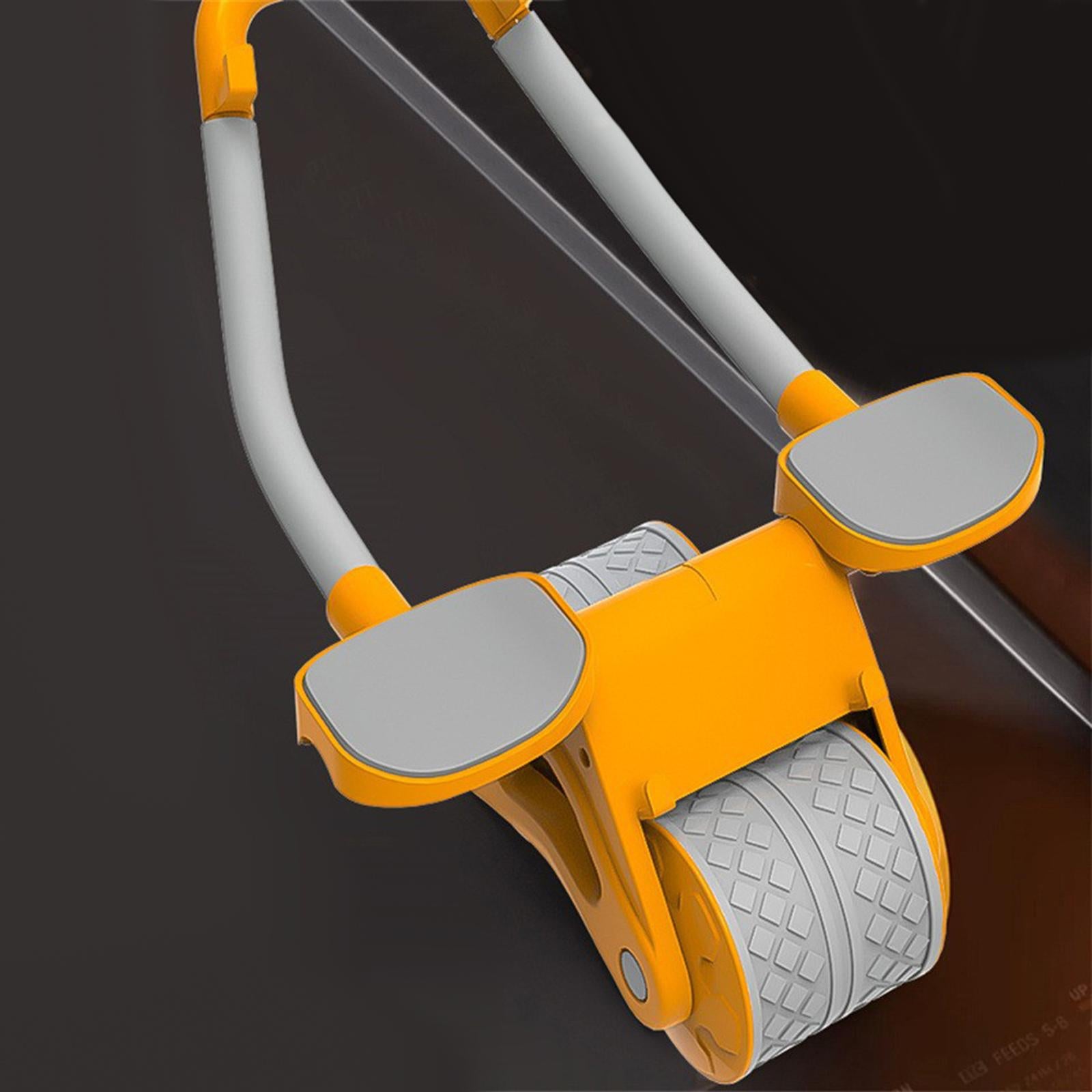 Abdominal Roller Wheel Ab Machine for Men Women Exercise Wheels for Home Gym with Timer