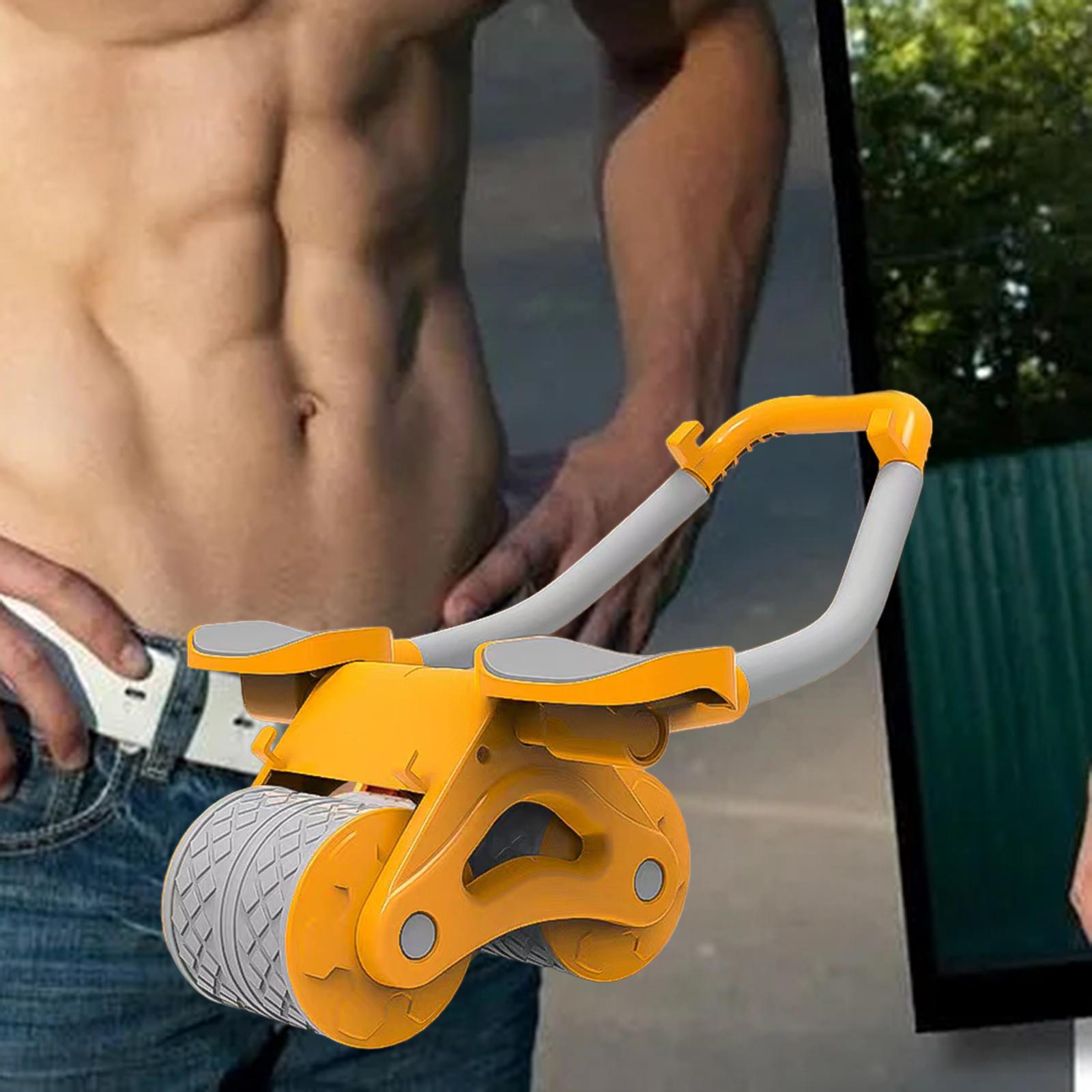 Abdominal Roller Wheel Ab Machine for Men Women Exercise Wheels for Home Gym without Timer