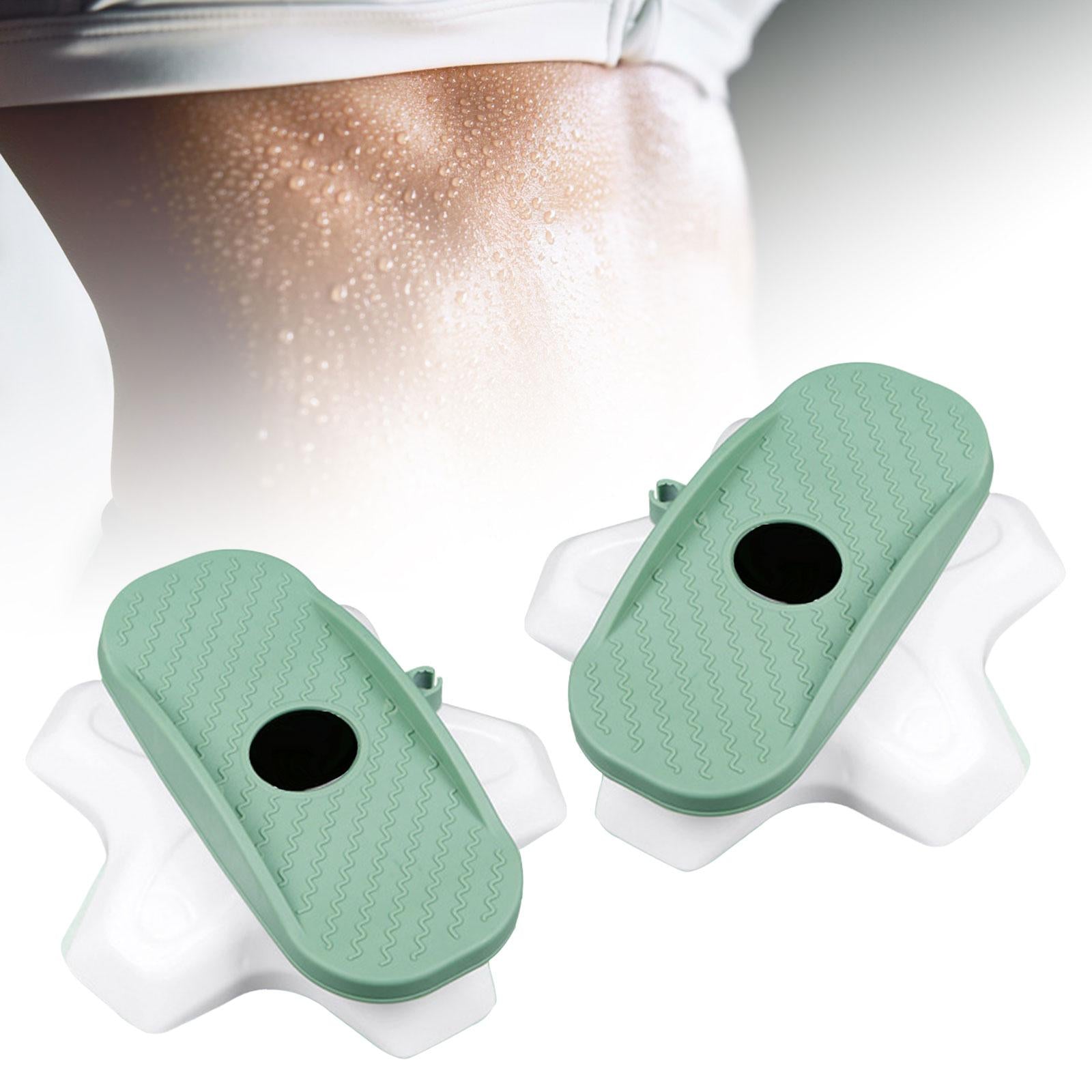 2x Ab Twisting Boards Aerobic Exercise Massage Foot Sole Waist Twisting Disc Green