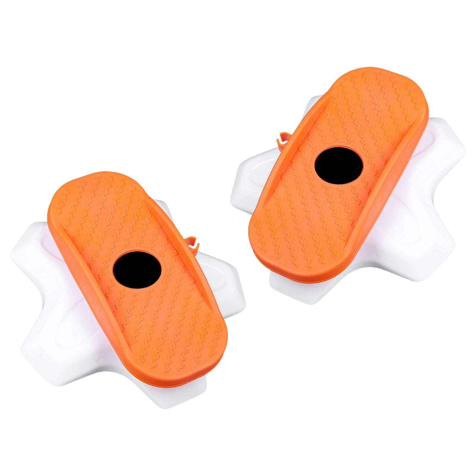 2x Ab Twisting Boards Aerobic Exercise Massage Foot Sole Waist Twisting Disc Orange