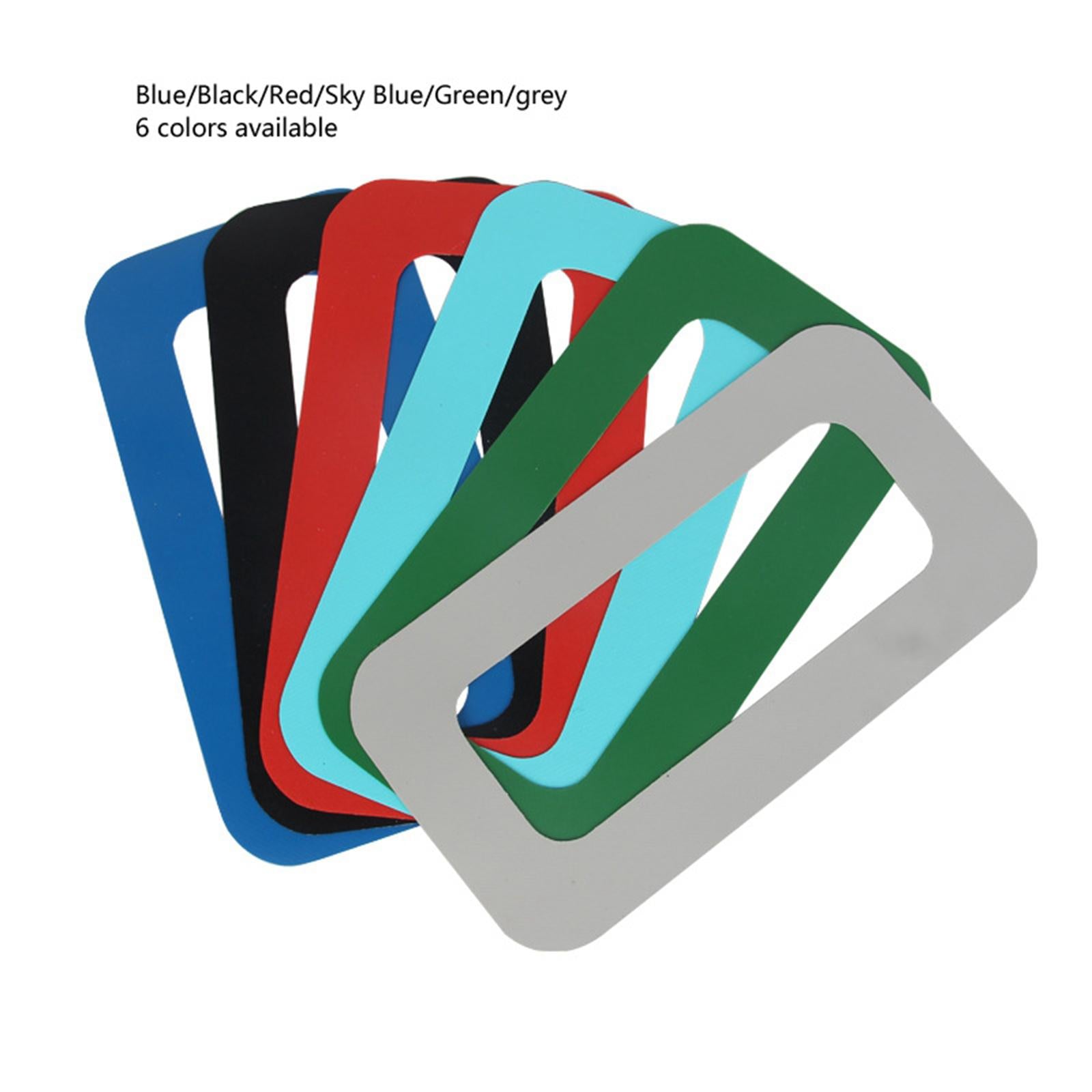 2xSurfboard Fin Base Protection Cover Professional Replacement Parts Protector Black