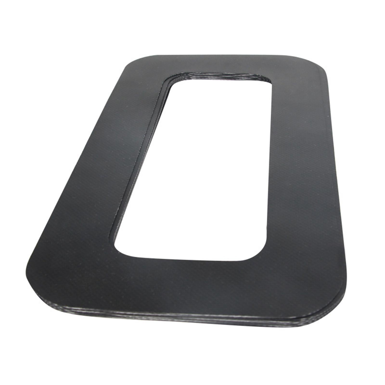 3xSurfboard Fin Base Protection Cover Professional Replacement Parts Protector Black