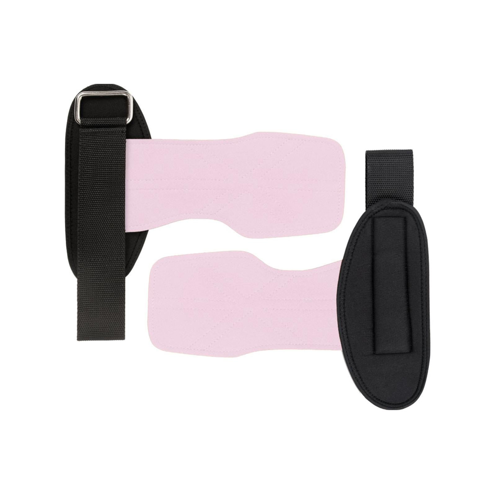 Lifting Wrist Support Wraps Premium Hand Grips for Gym Dumbbell Powerlifting pink