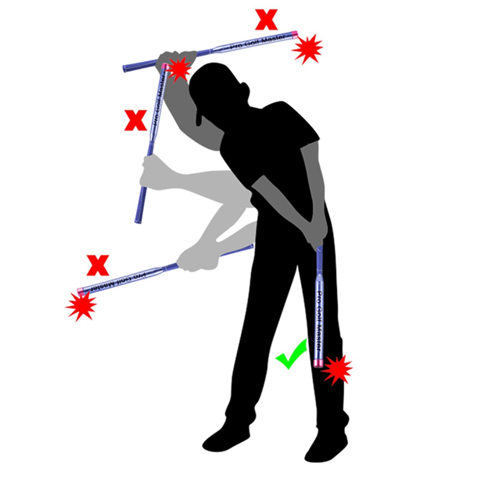 Golf Swing Trainer with Sound Adult for Improved Tempo Keep Straight