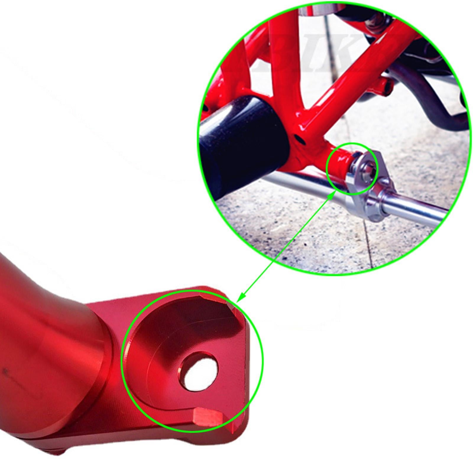 Bicycle Easy Wheels Extension Rod Telescopic Bar for Rear Cargo Transport Colorful Red