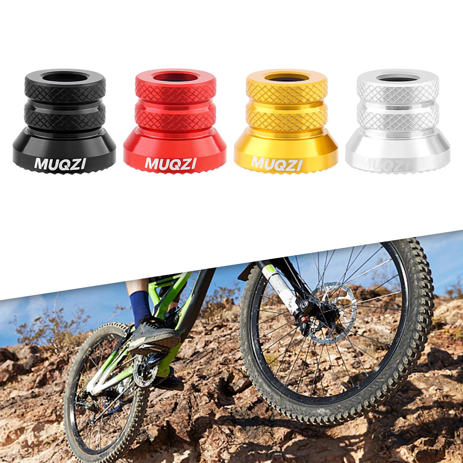 4xHub Nut Portable Durable Replacement Sturdy Non Slip Riding Spare Parts Black