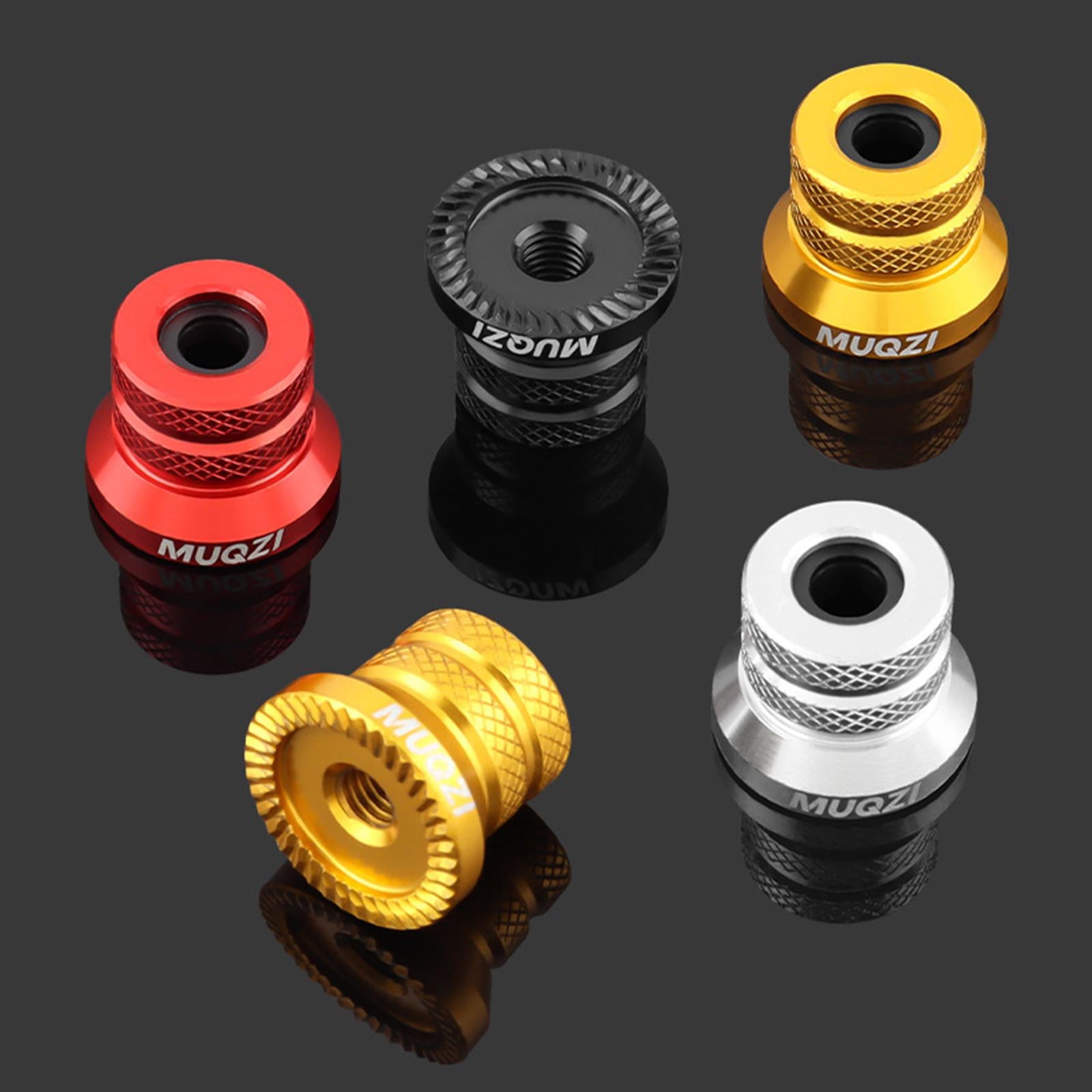 4xHub Nut Portable Durable Replacement Sturdy Non Slip Riding Spare Parts Black