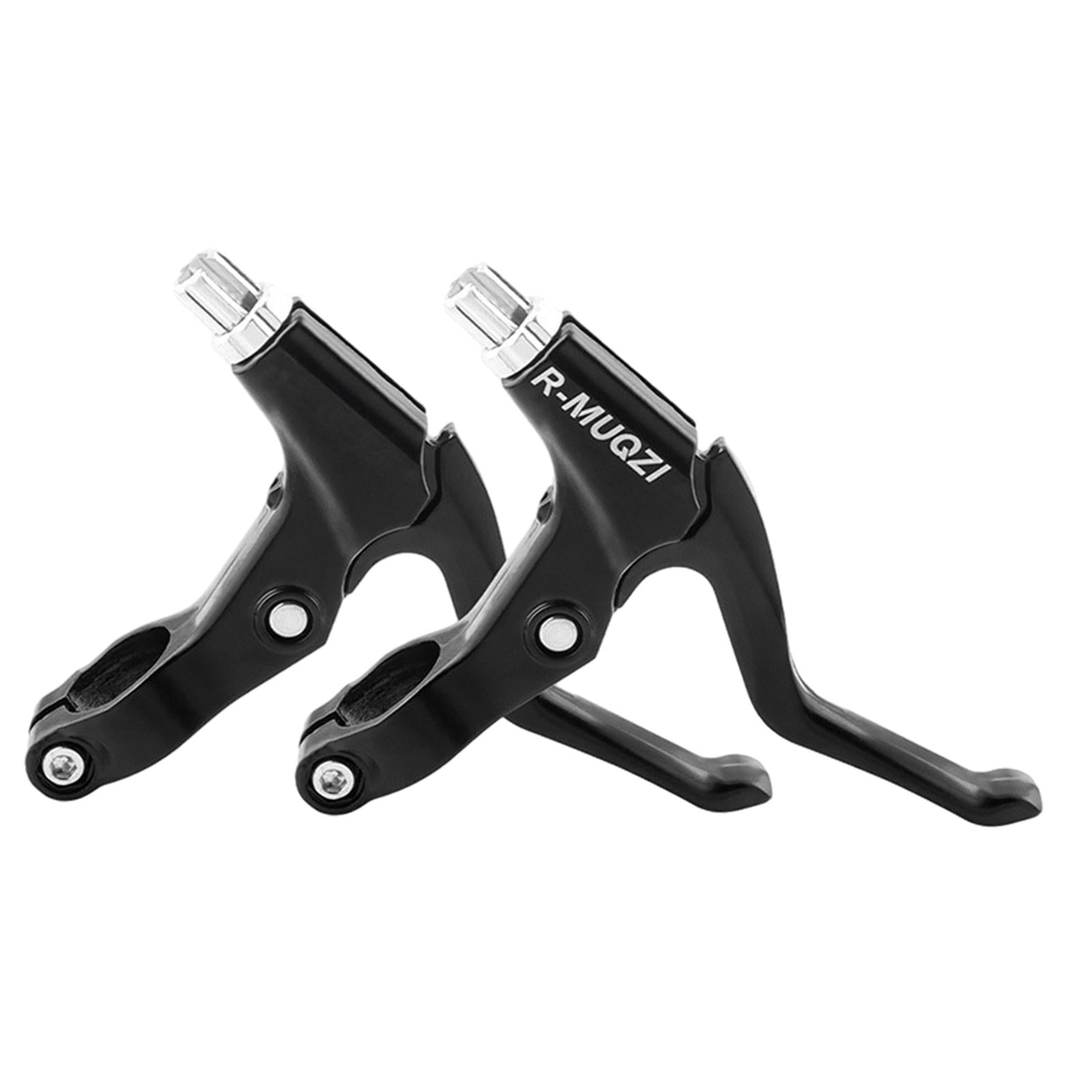 Bicycle Brake Lever Black 2Pcs for Fixed Gear Bicycle Road Bike Folding Bike