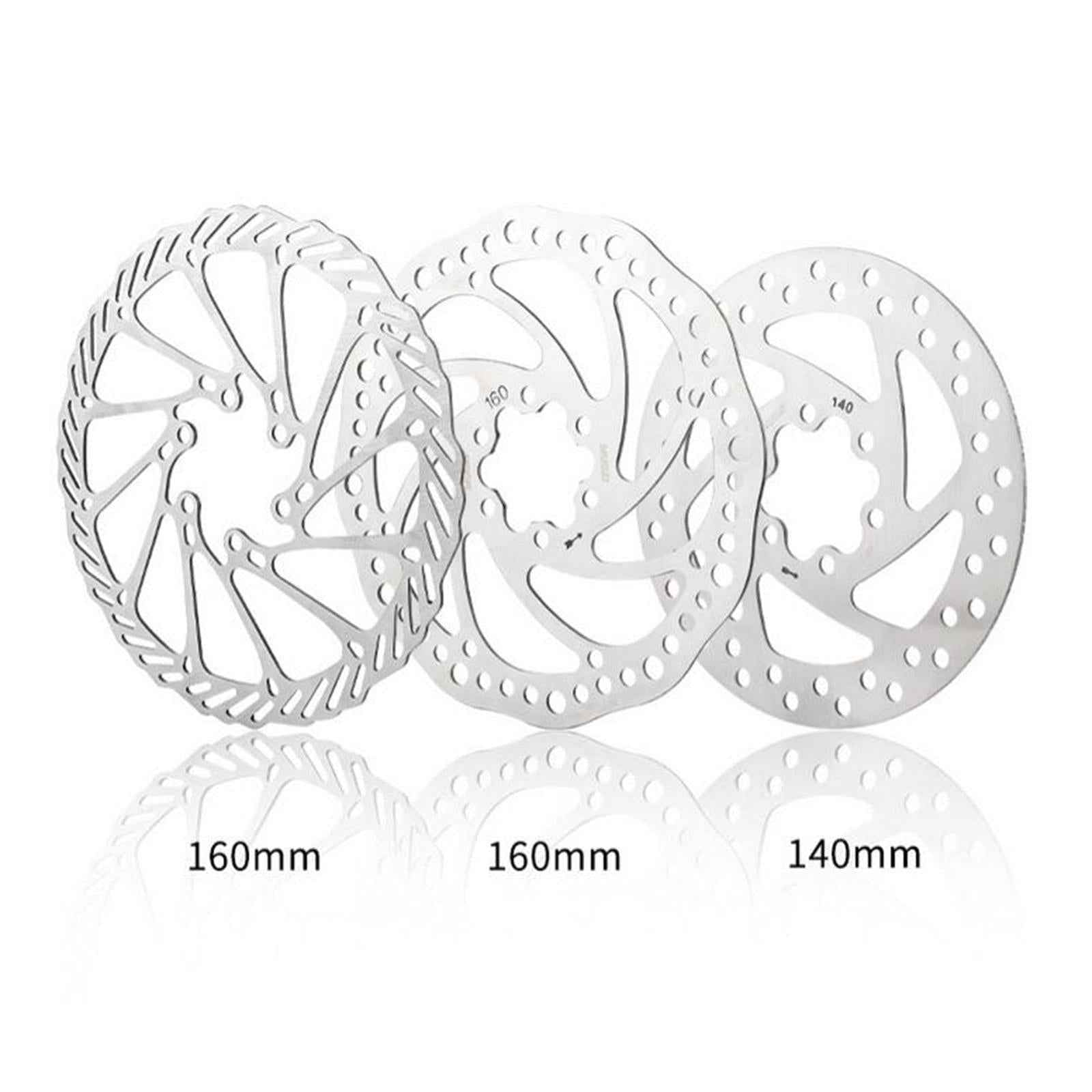 Bike Disc Brake Rotor Center Lock Lightweight Stainless Steel Hollow Replace 140MM