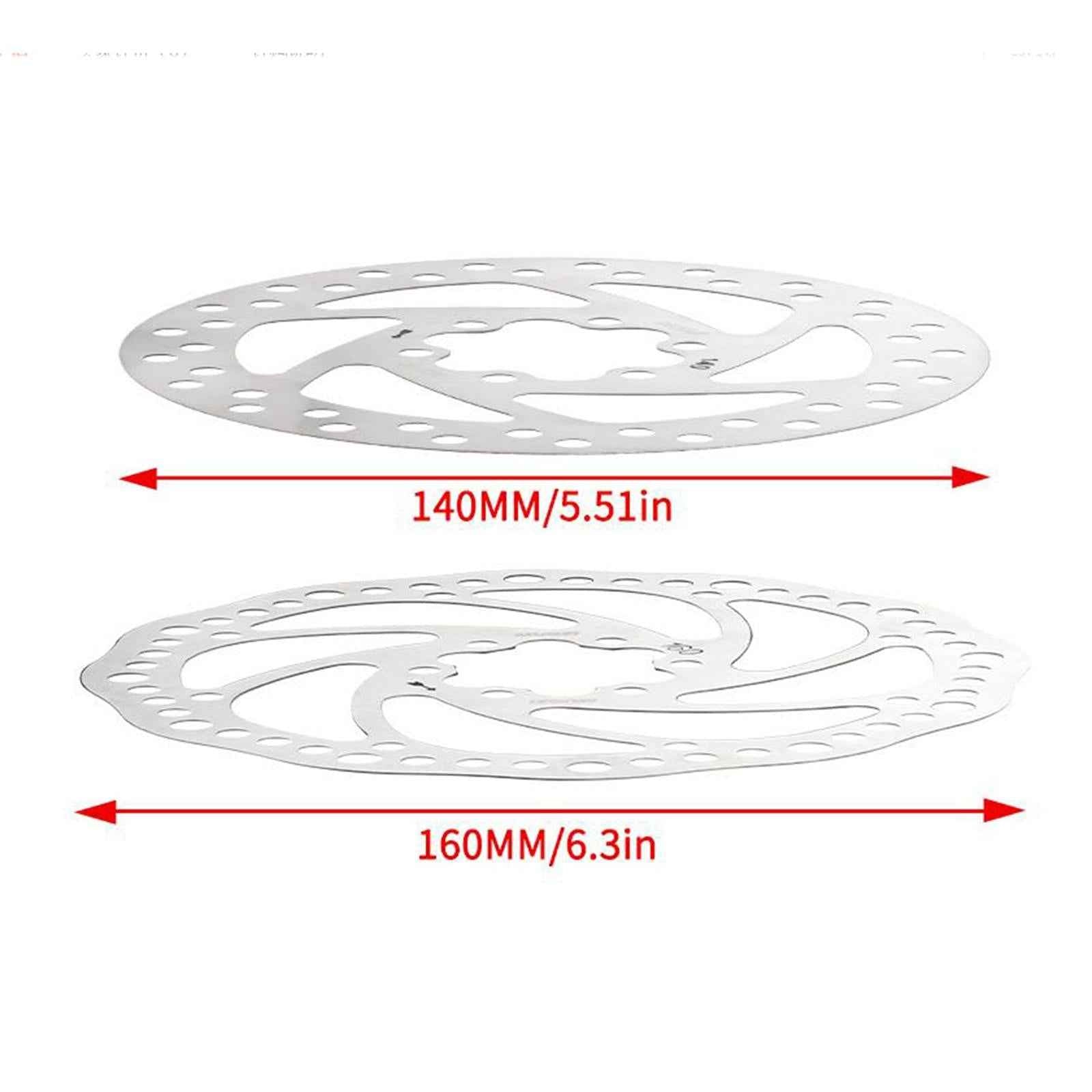 Bike Disc Brake Rotor Center Lock Lightweight Stainless Steel Hollow Replace 140MM