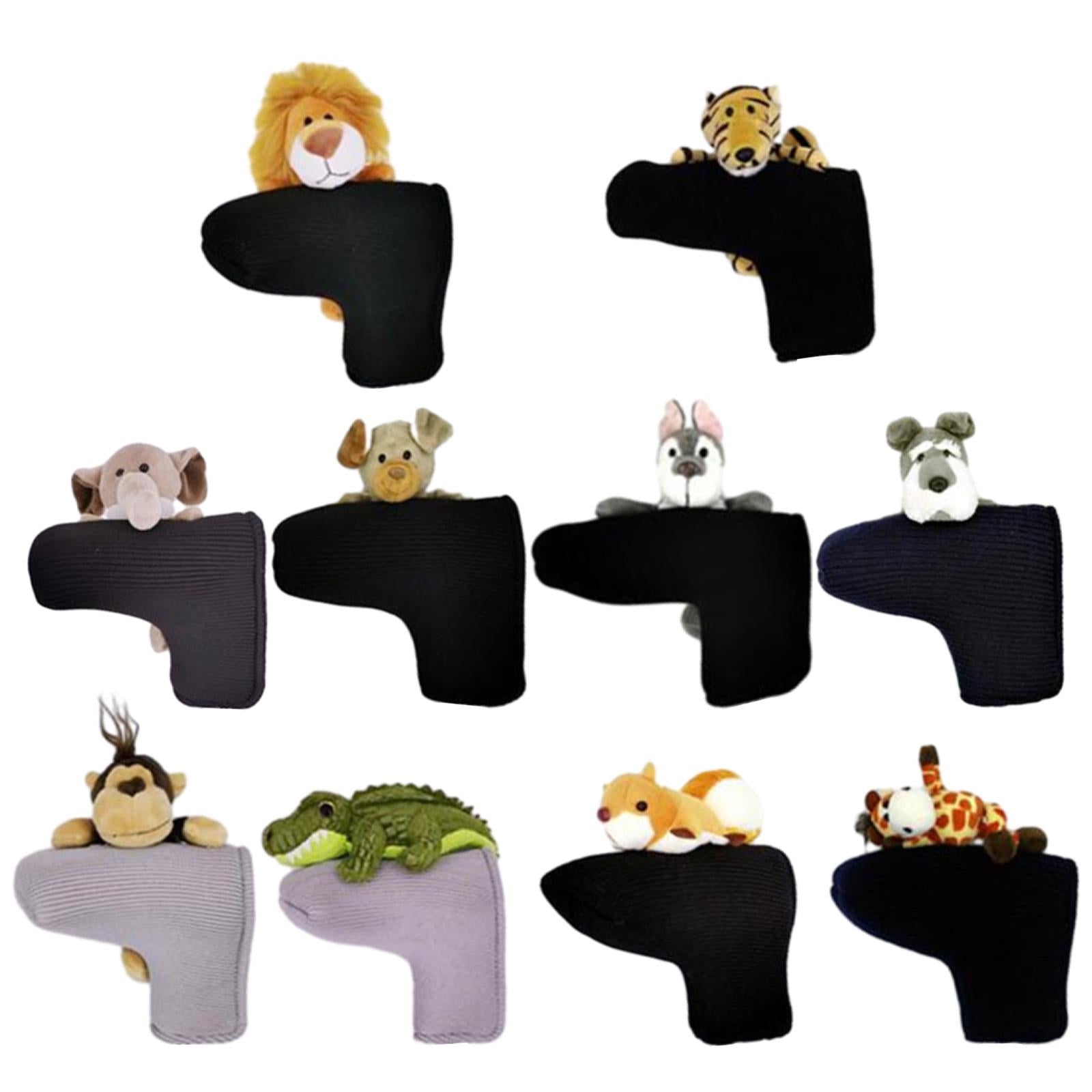 Knitted Golf Club Head Covers Golf Wood Head Cover for Adults Outdoor Sports lion