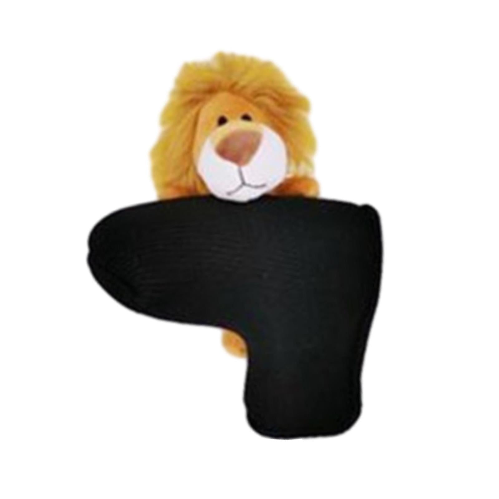 Knitted Golf Club Head Covers Golf Wood Head Cover for Adults Outdoor Sports lion