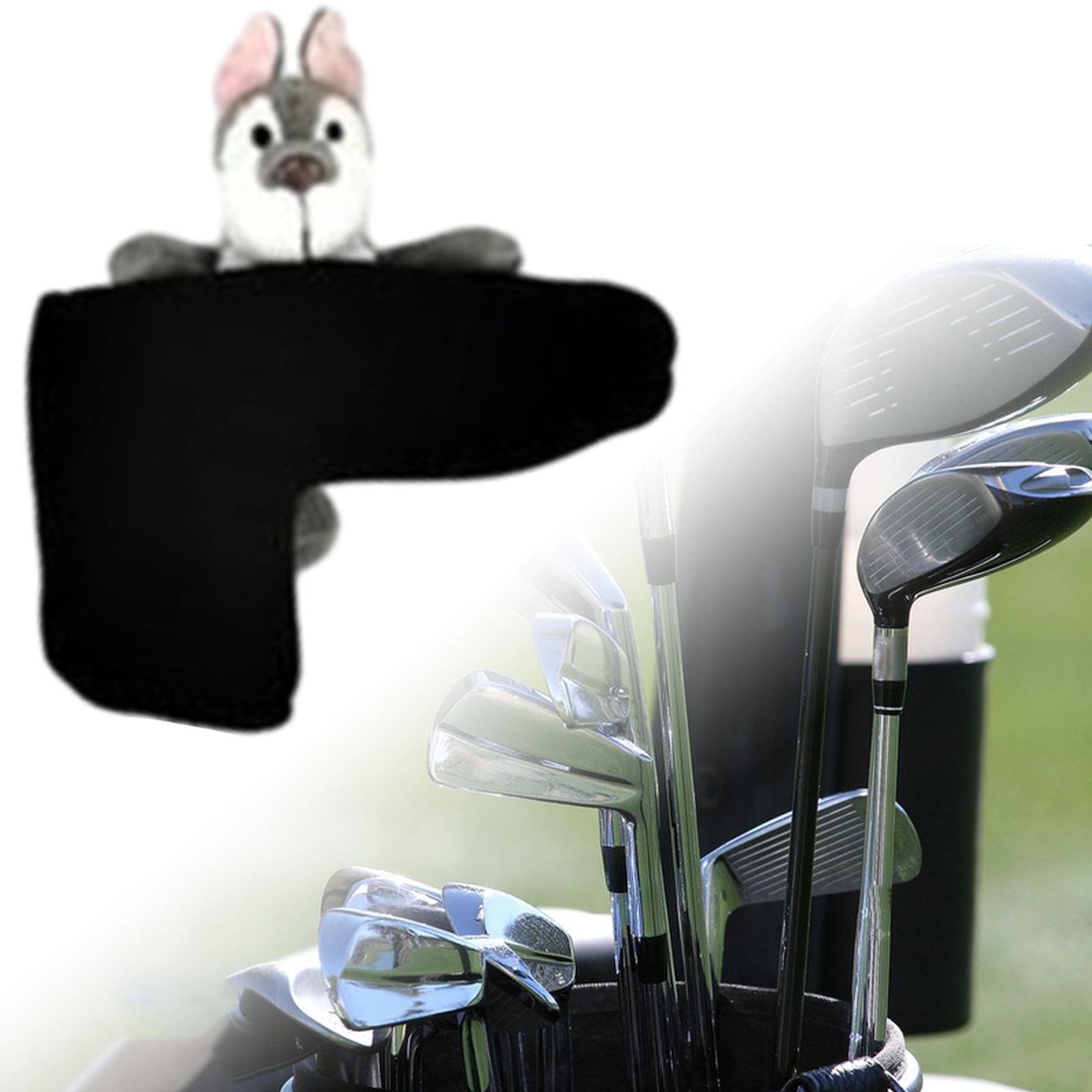 Knitted Golf Club Head Covers Golf Wood Head Cover for Adults Outdoor Sports husky