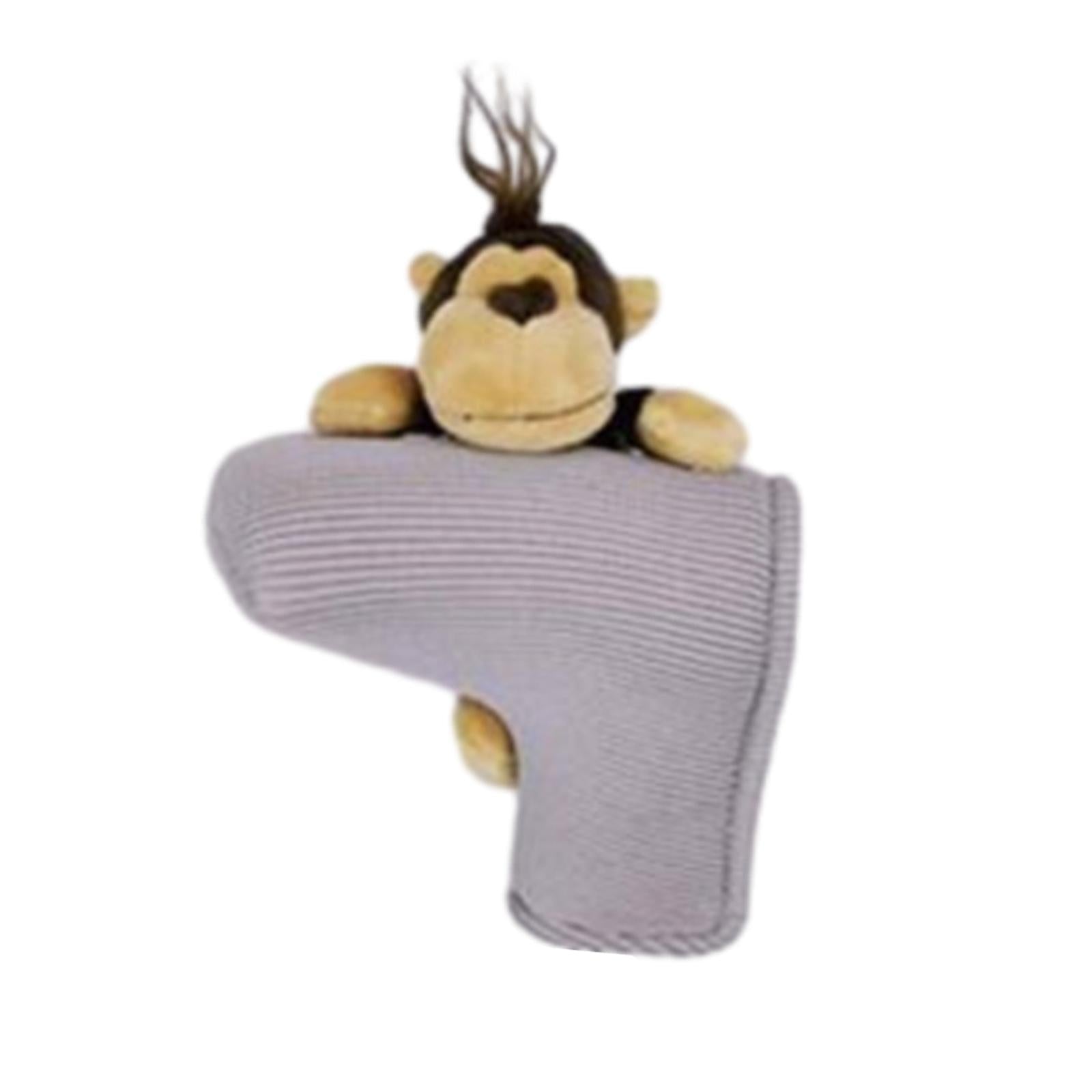 Knitted Golf Club Head Covers Golf Wood Head Cover for Adults Outdoor Sports monkey