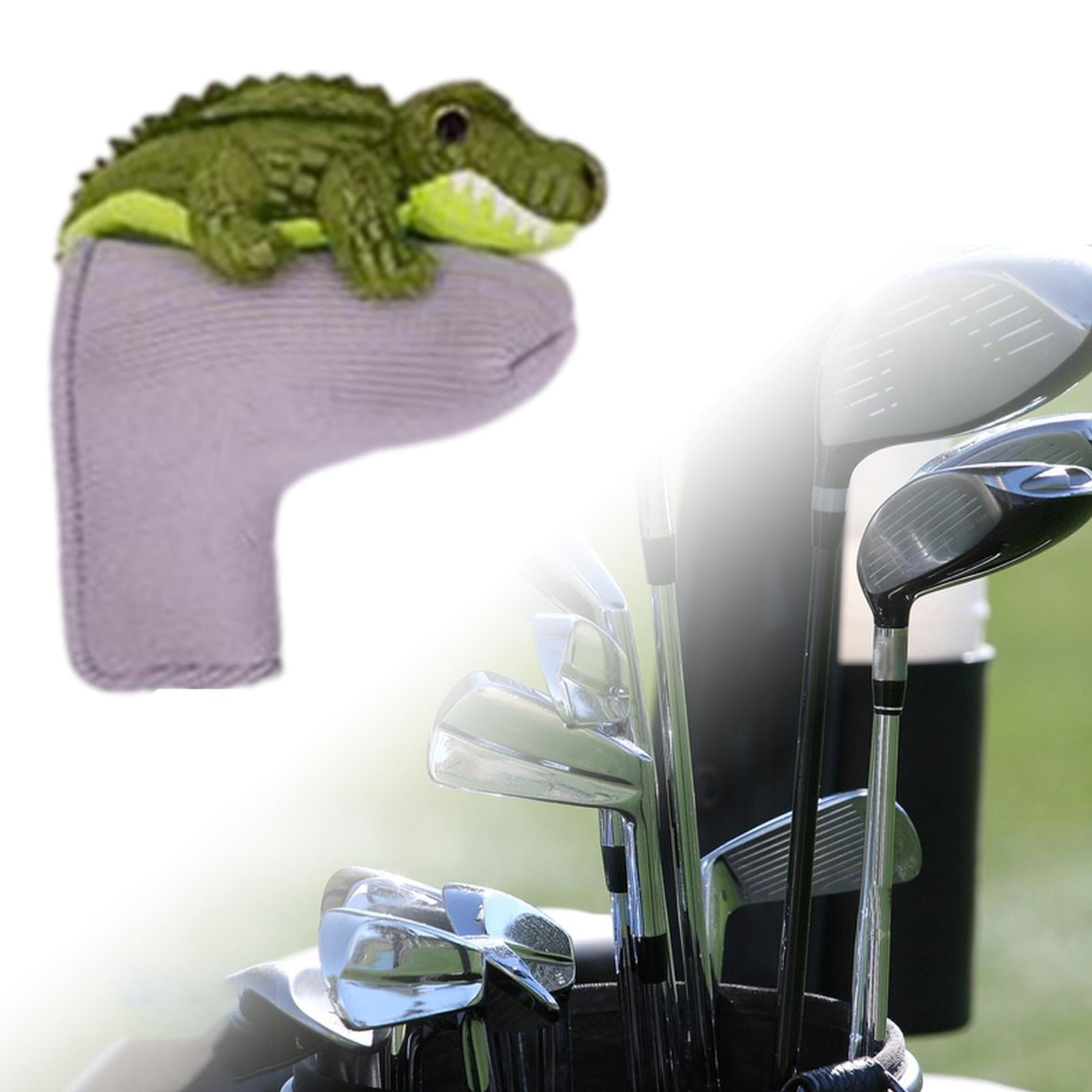Knitted Golf Club Head Covers Golf Wood Head Cover for Adults Outdoor Sports crocodile